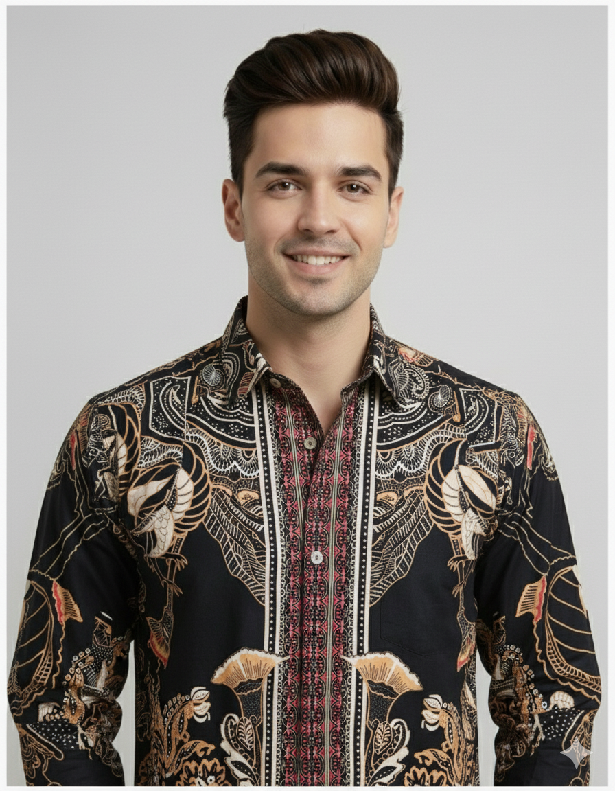 SMOKE PARIS CLUB SHIRT [BLACK]