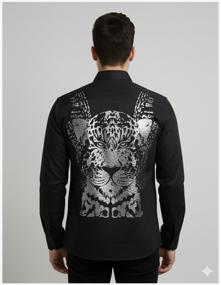 SMOKE PANTHER CLUB SHIRT [black]