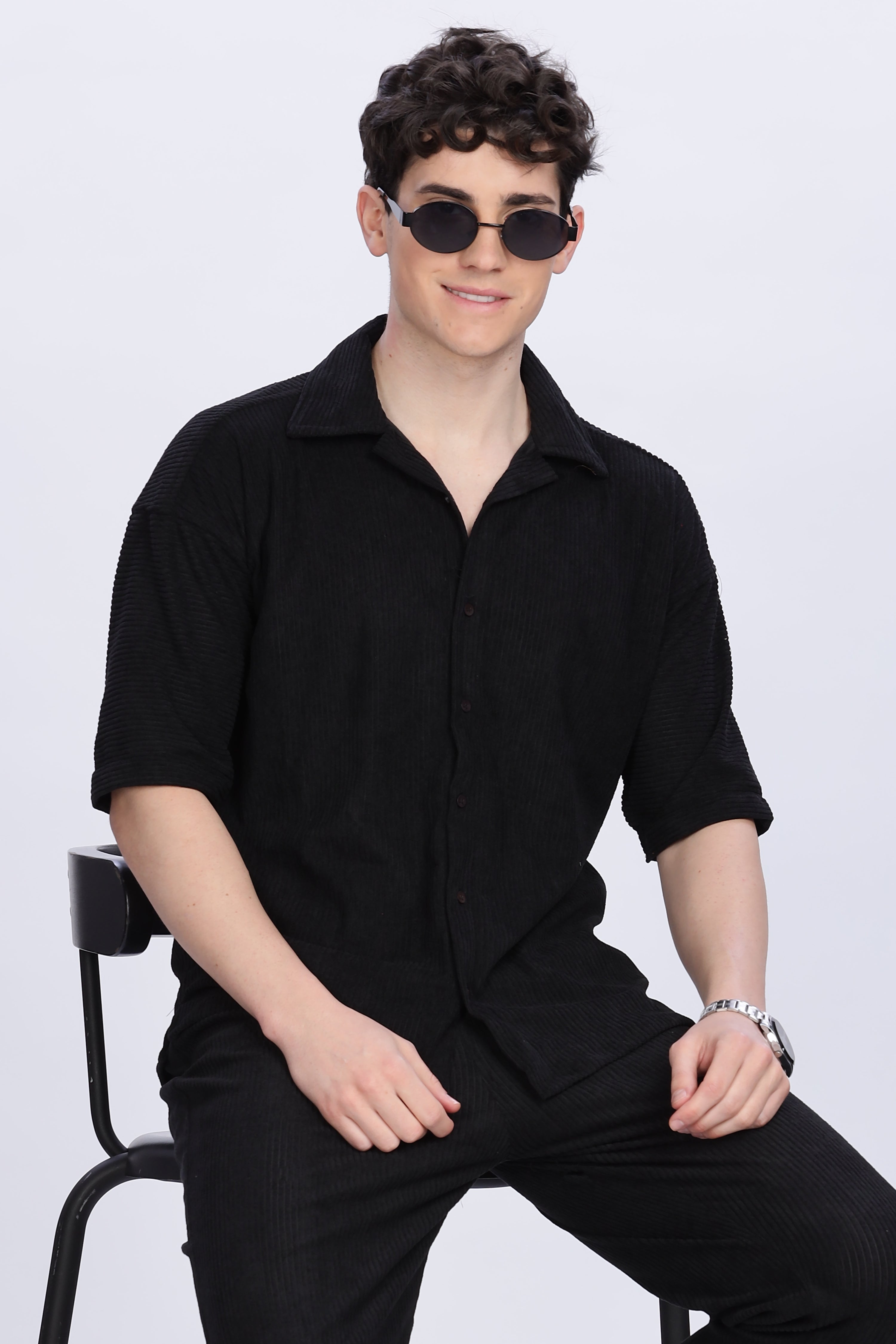 SMOKE CO-ORDS BLACK MEN