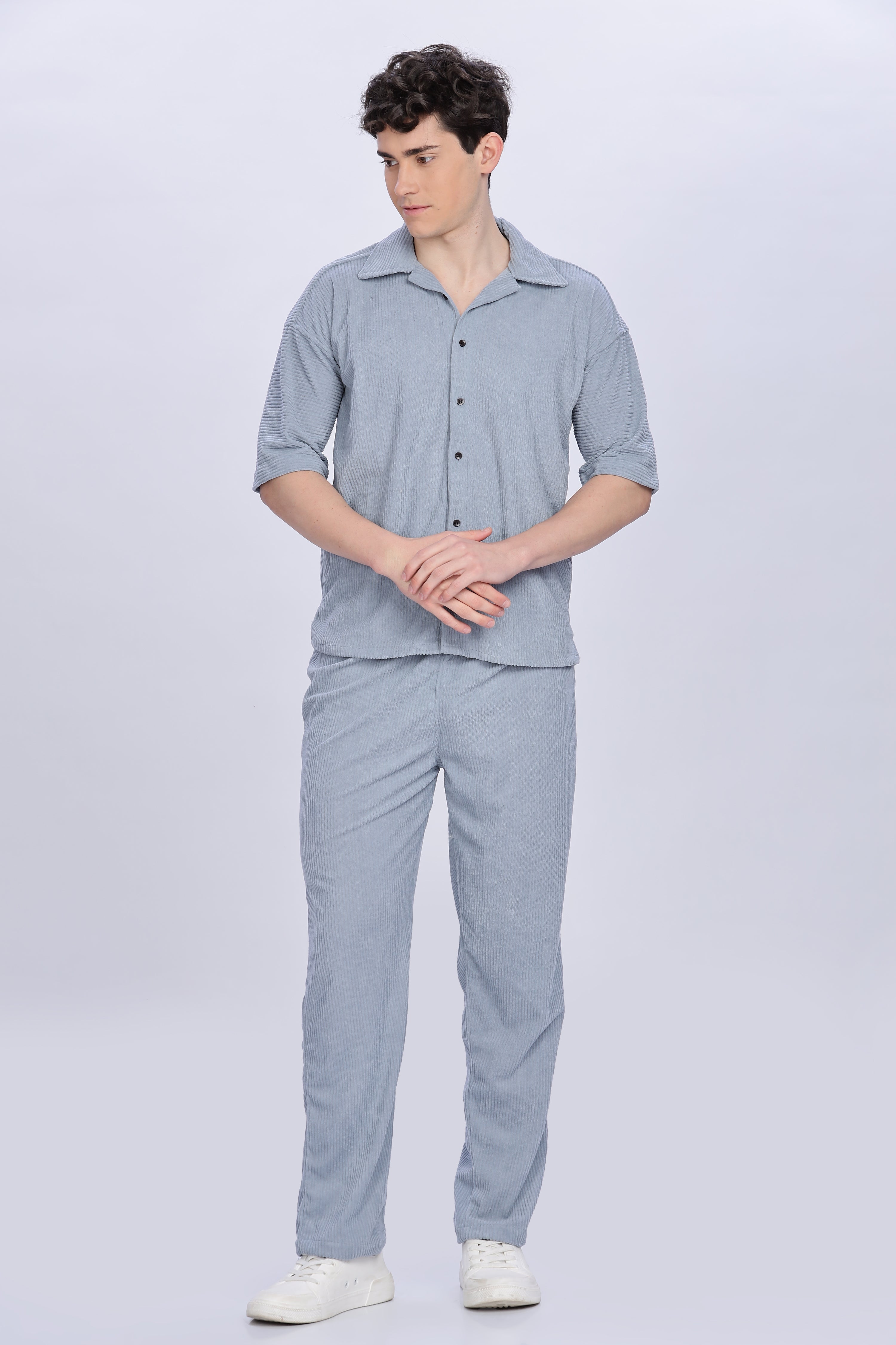 SMOKE CO-ORDS BLUE MEN