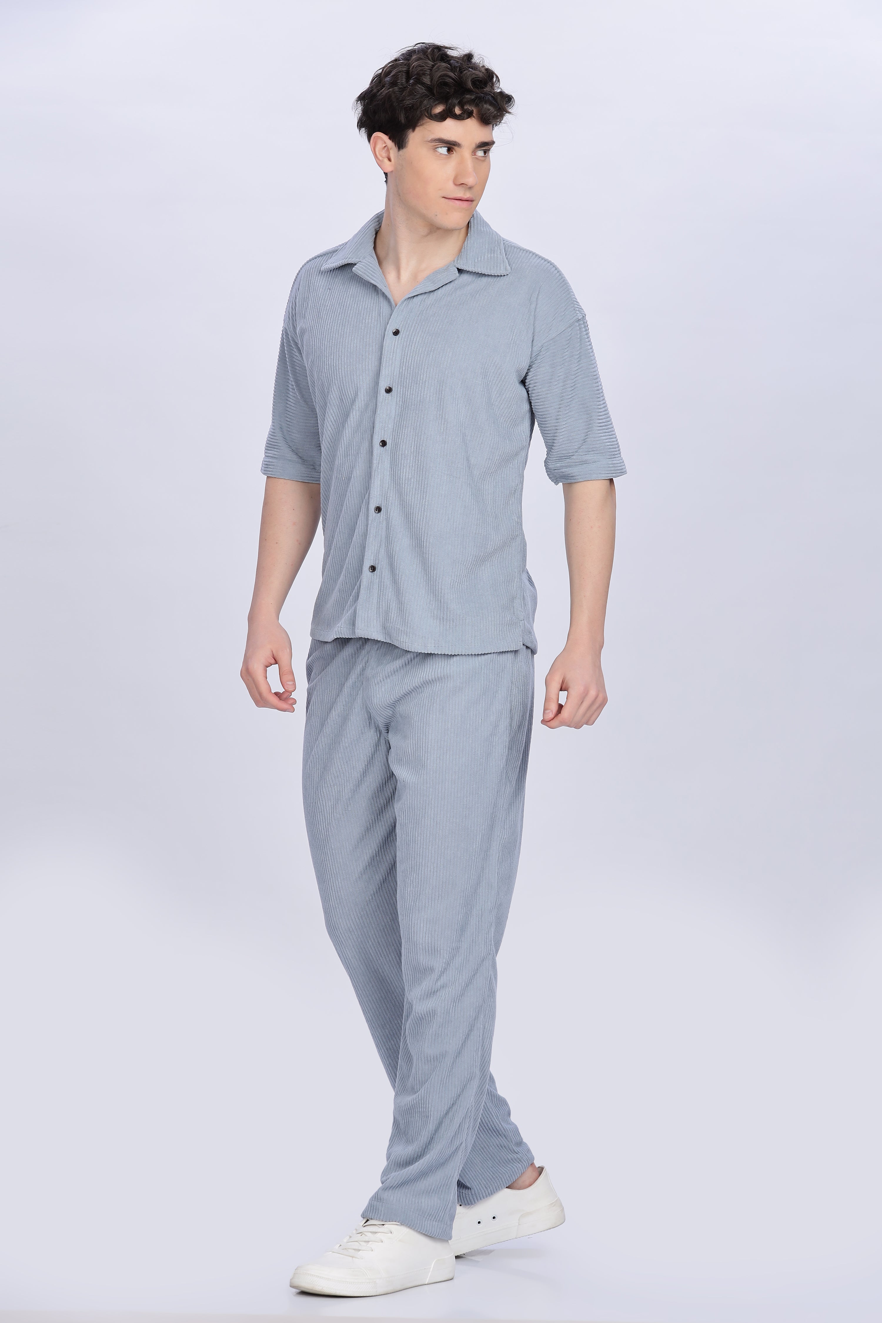 SMOKE CO-ORDS BLUE MEN