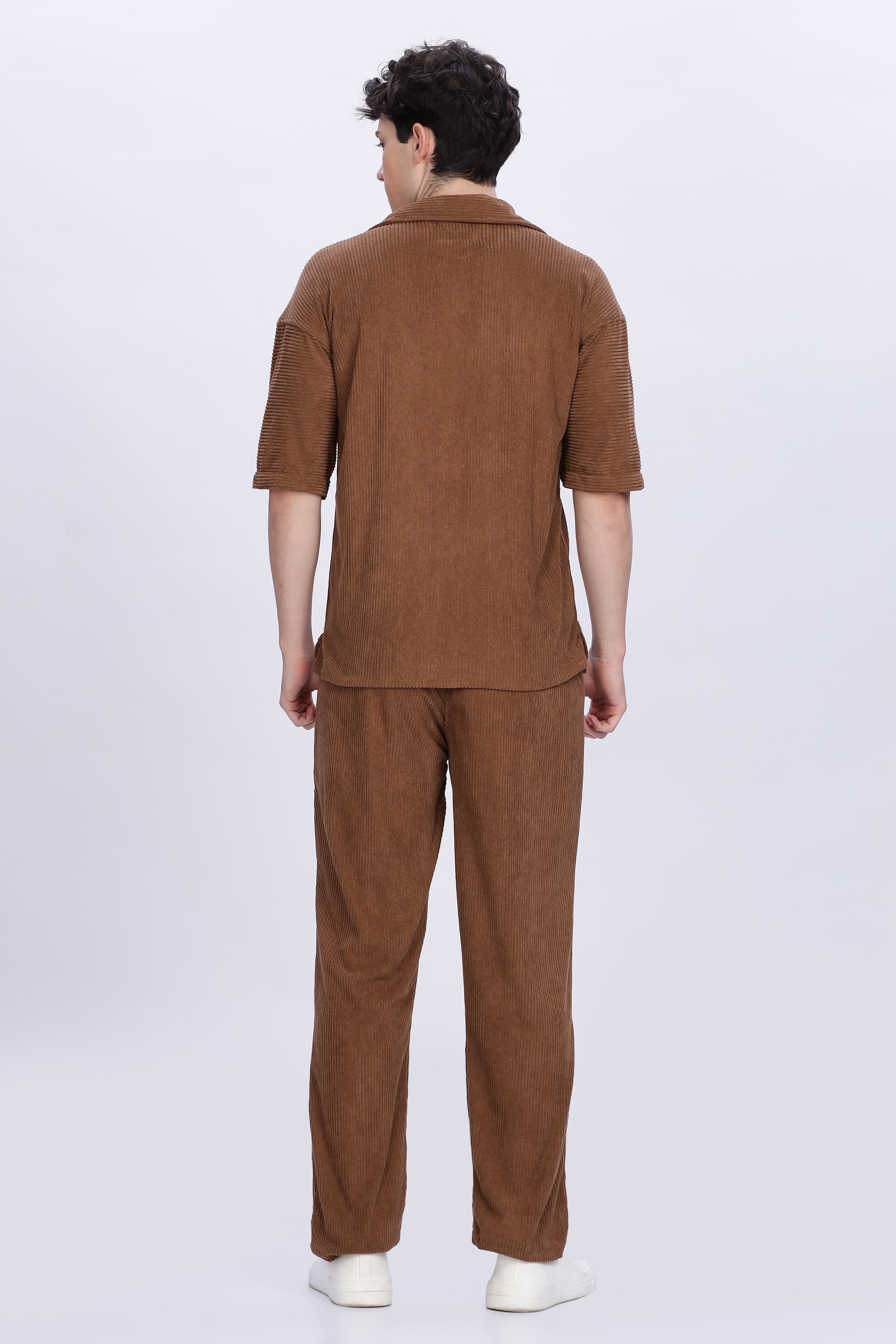 SMOKE CO-ORDS BROWN MEN