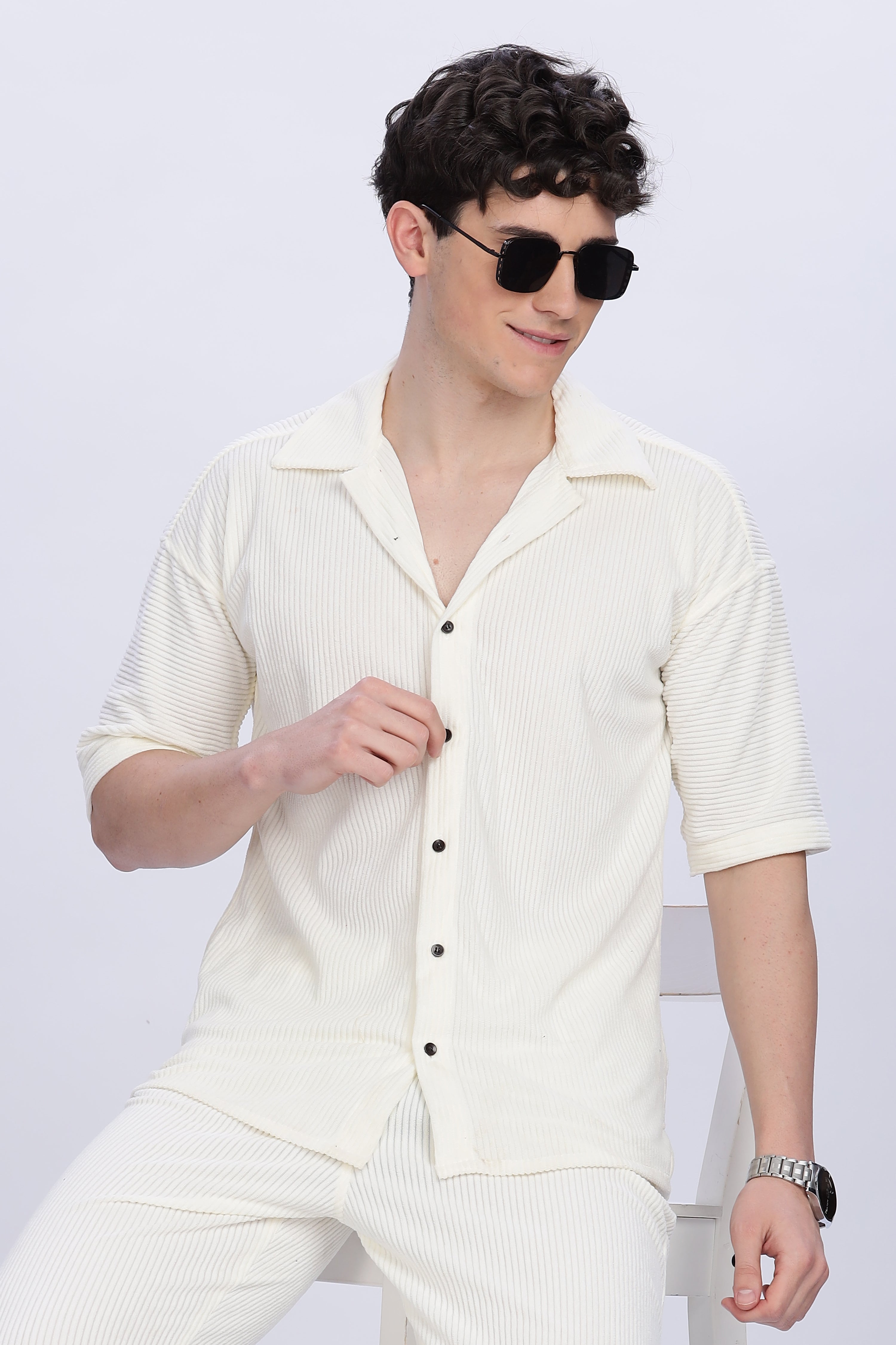 SMOKE CO-ORDS WHITE MEN