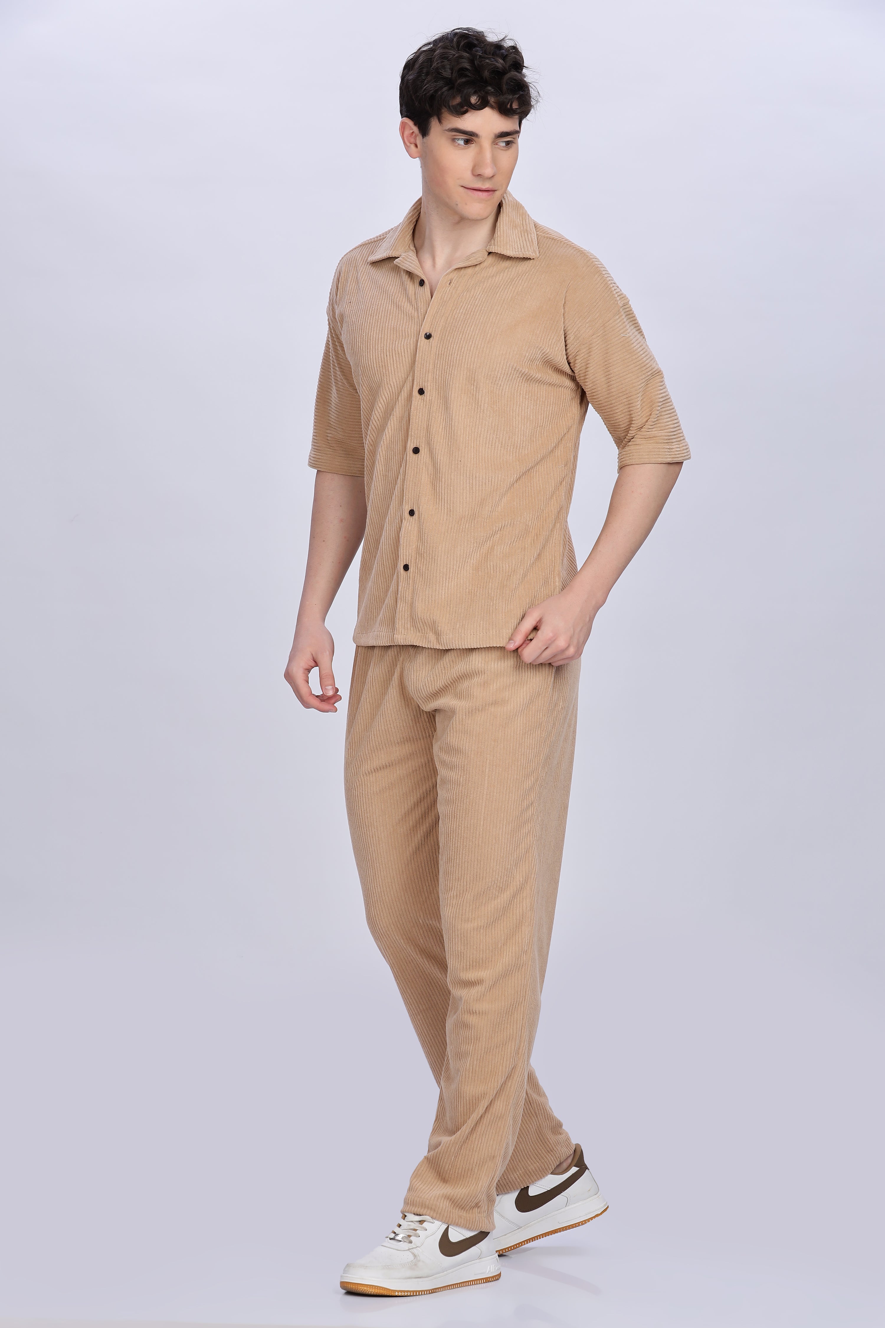 SMOKE CO-ORDS BEIGE MEN
