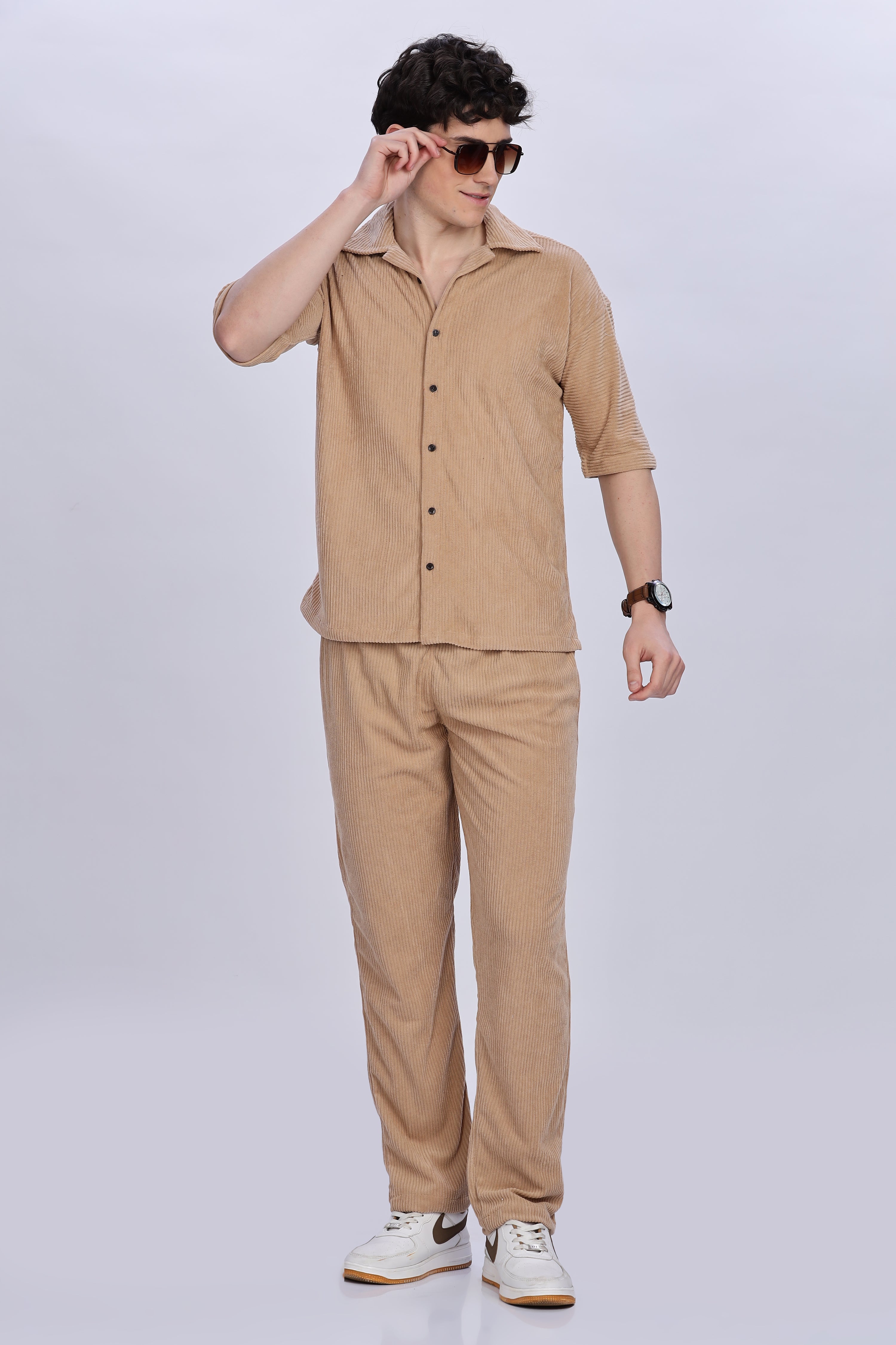 SMOKE CO-ORDS BEIGE MEN