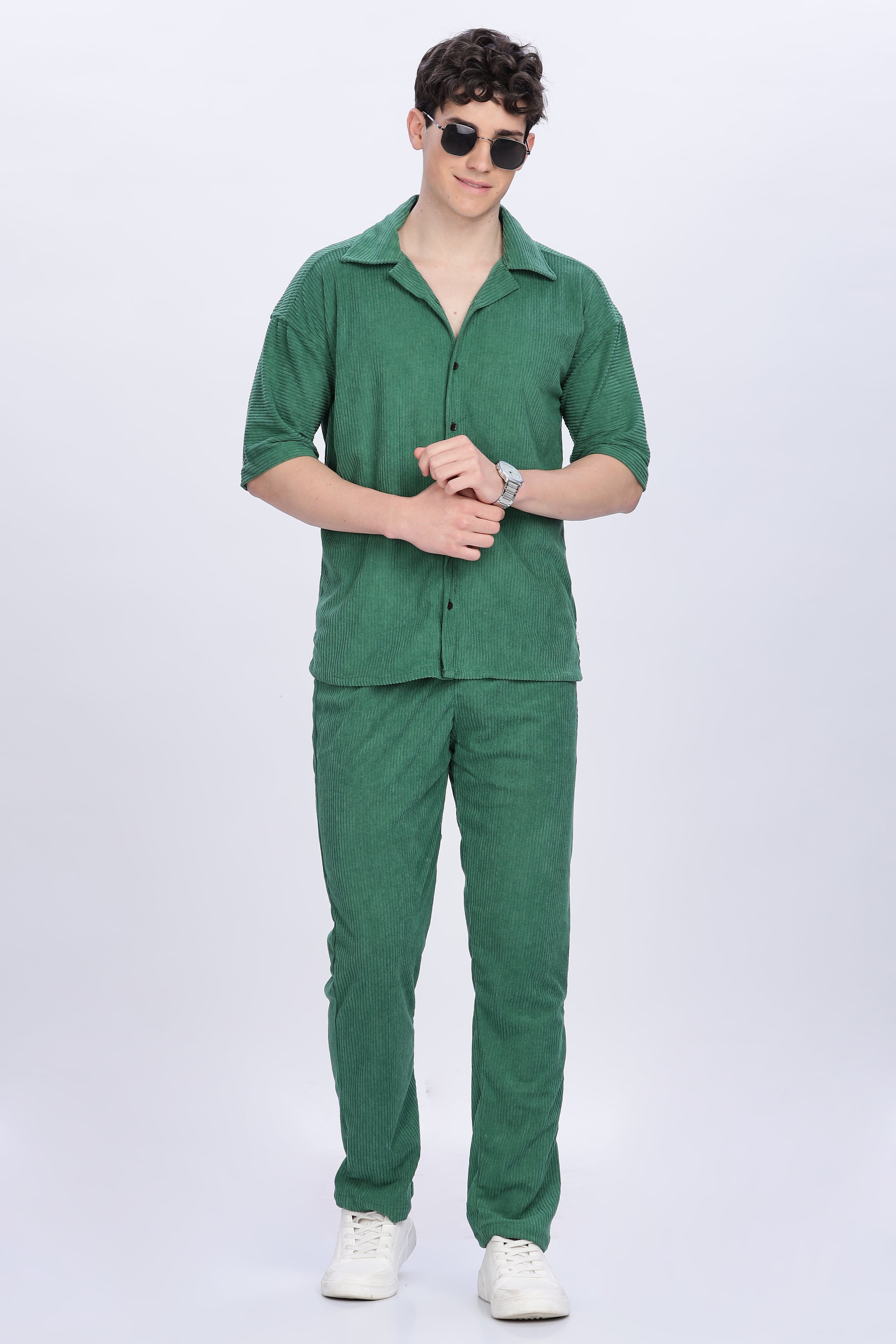 SMOKE CO-ORDS GREEN MEN