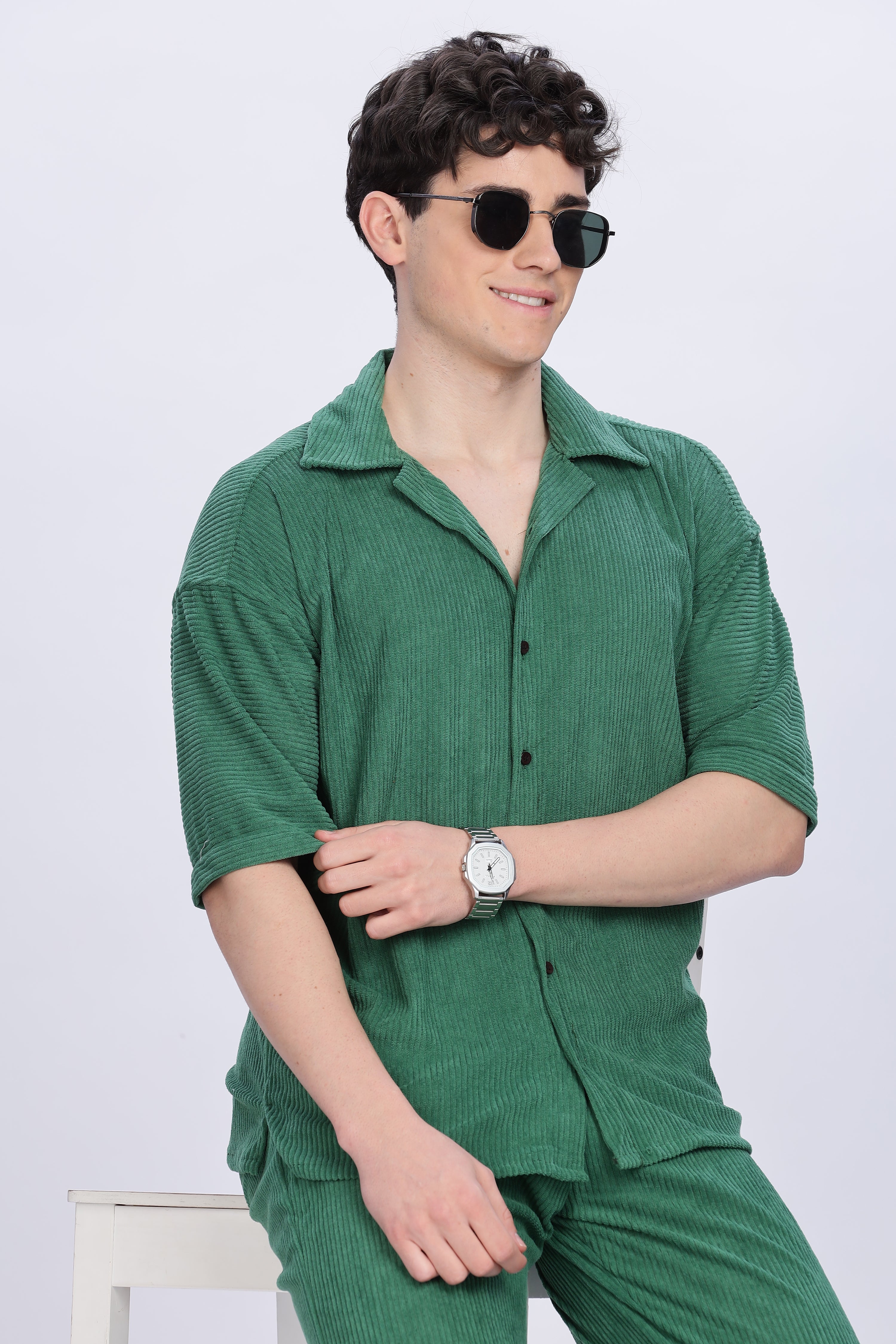 SMOKE CO-ORDS GREEN MEN