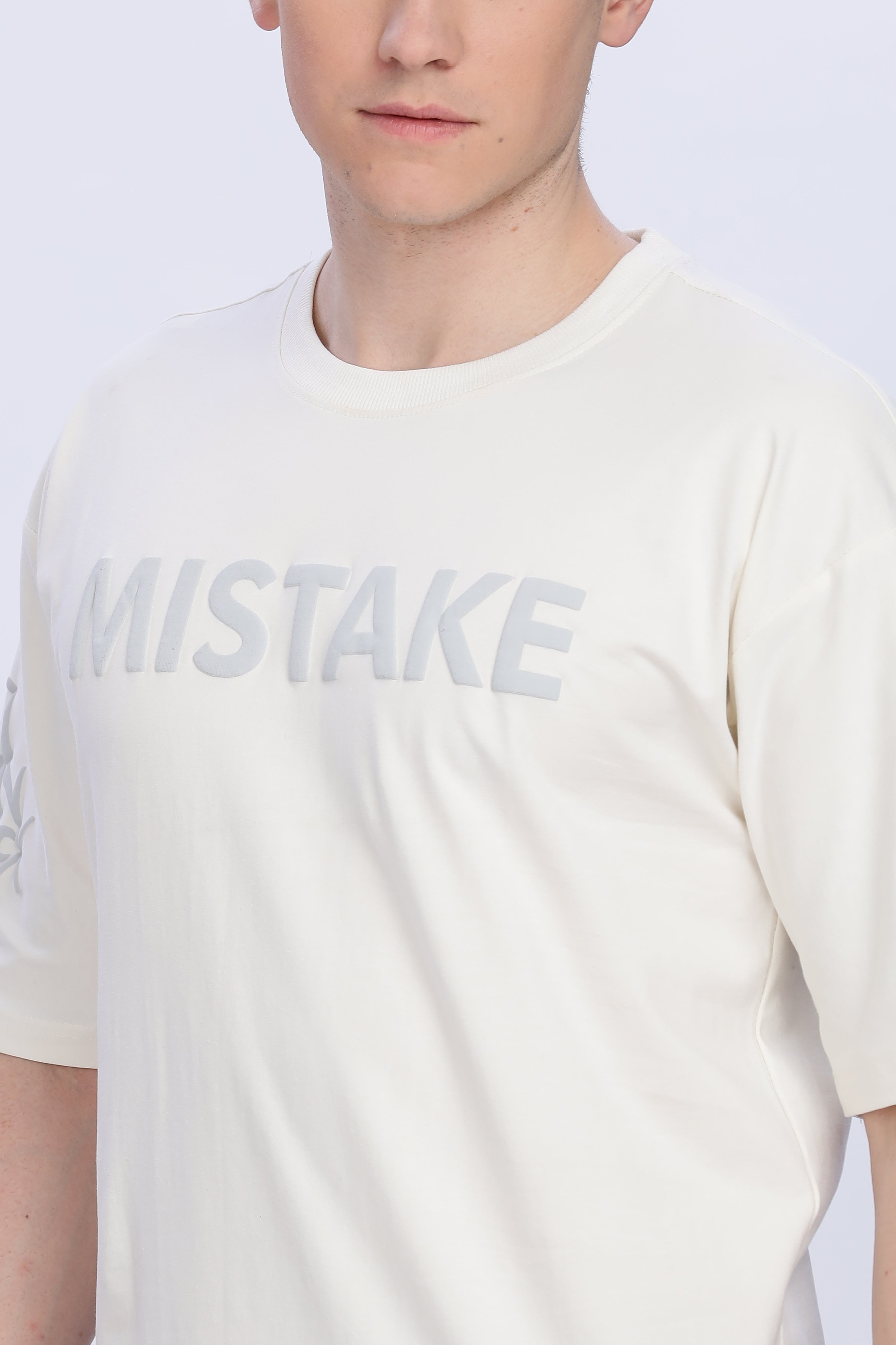 SMOKE SKULL DROP TEES [white]