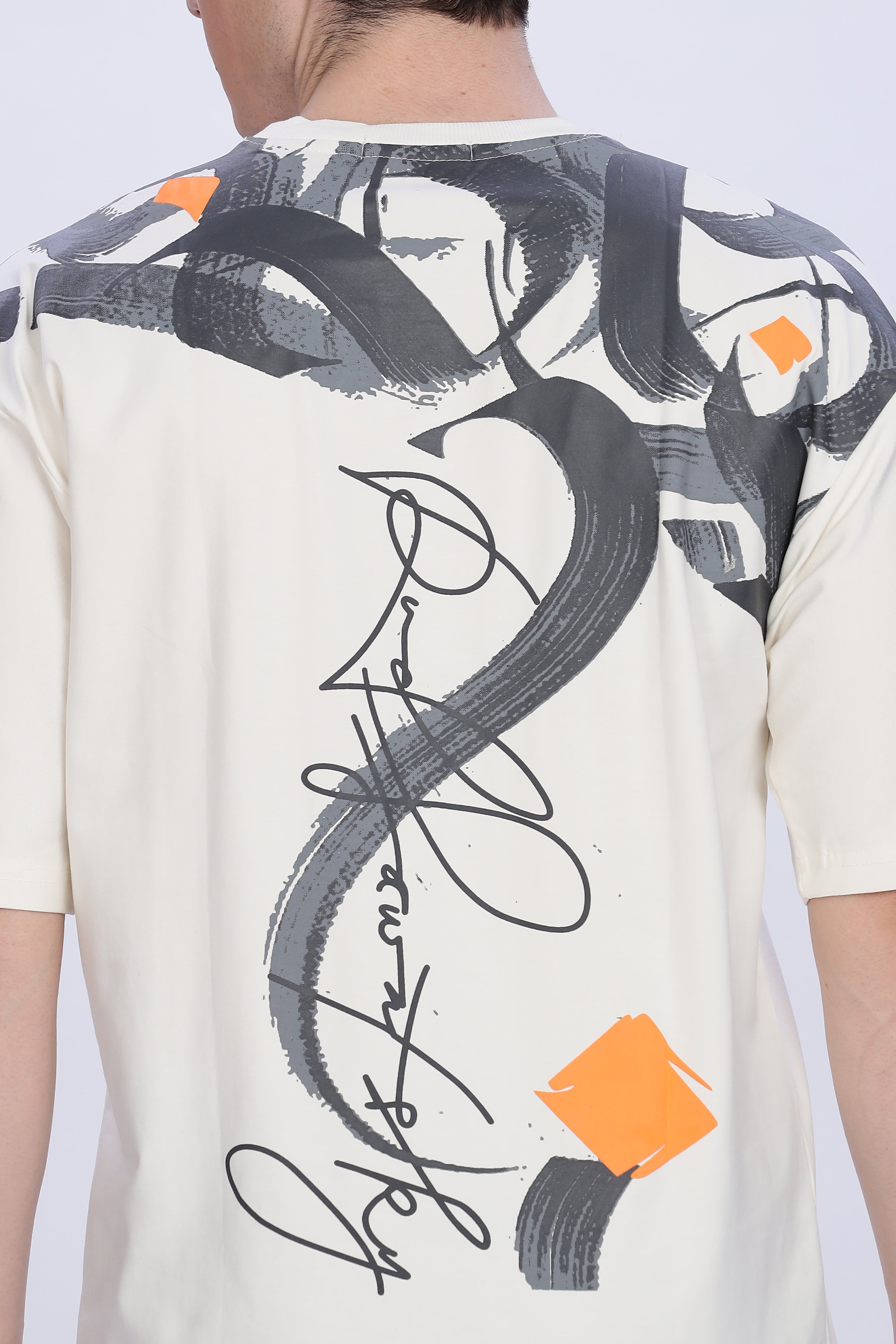 Smoke Rearfly Drop T-Shirt – White | Premium Streetwear Tee