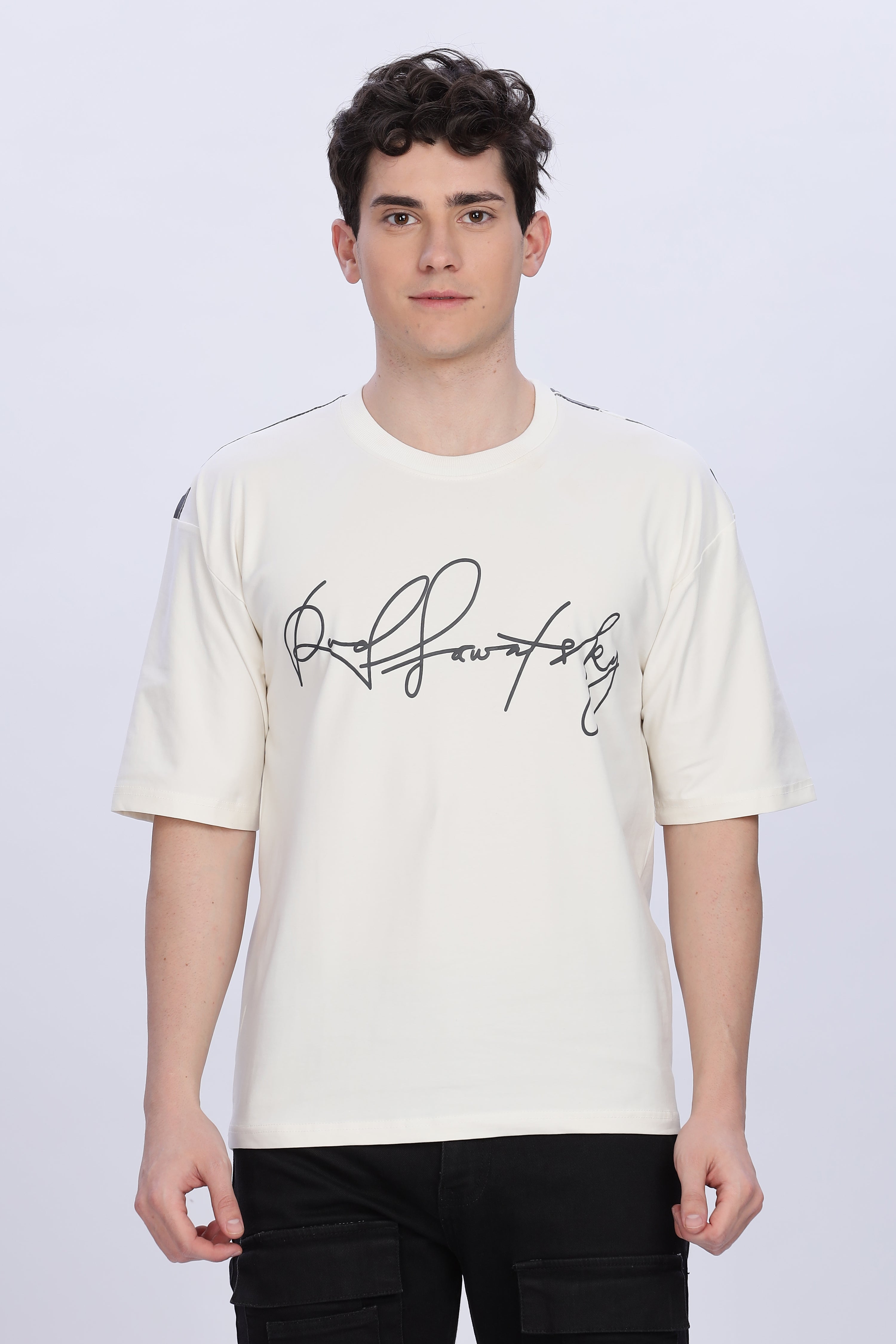 Smoke Rearfly Drop T-Shirt – White | Premium Streetwear Tee