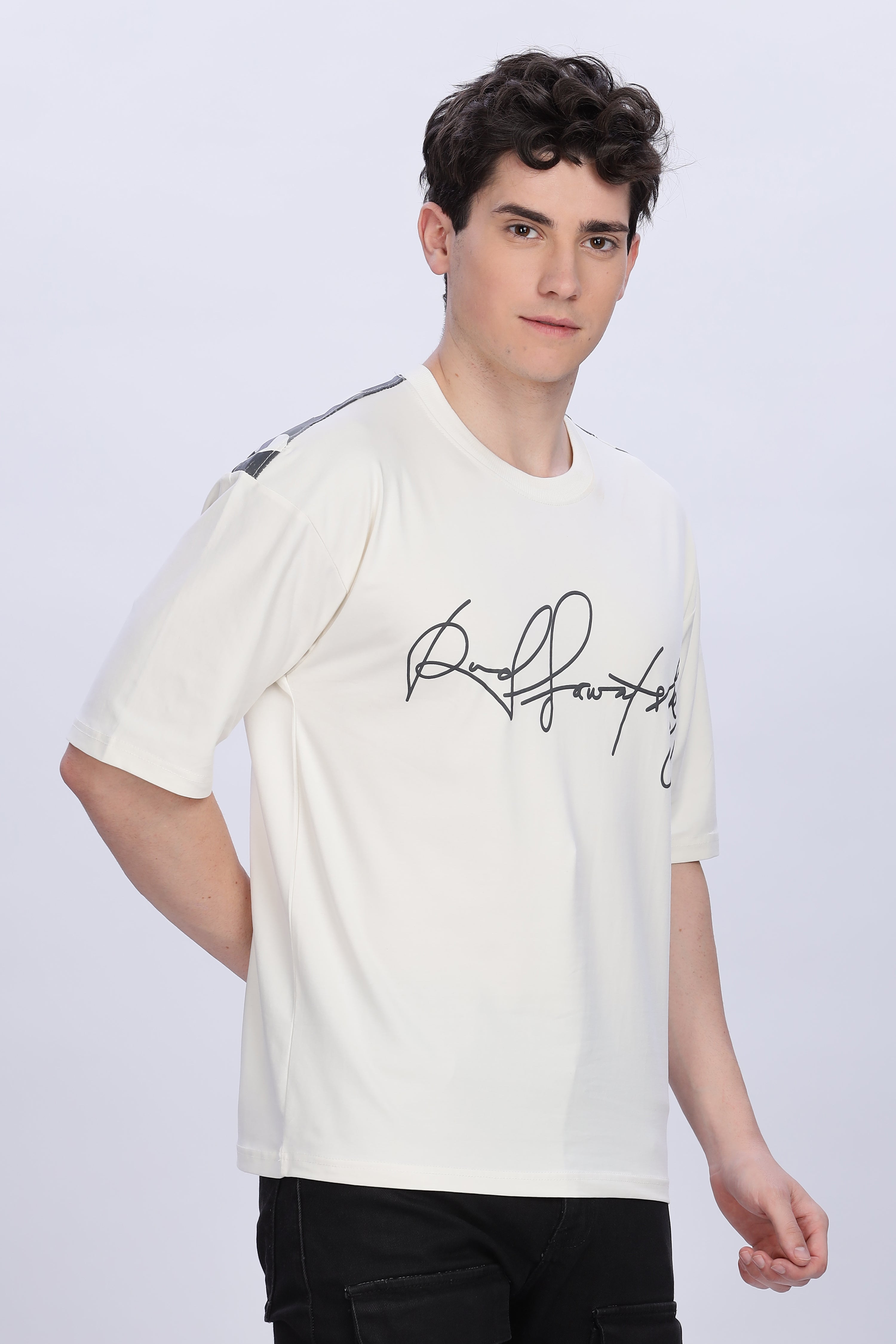 Smoke Rearfly Drop T-Shirt – White | Premium Streetwear Tee