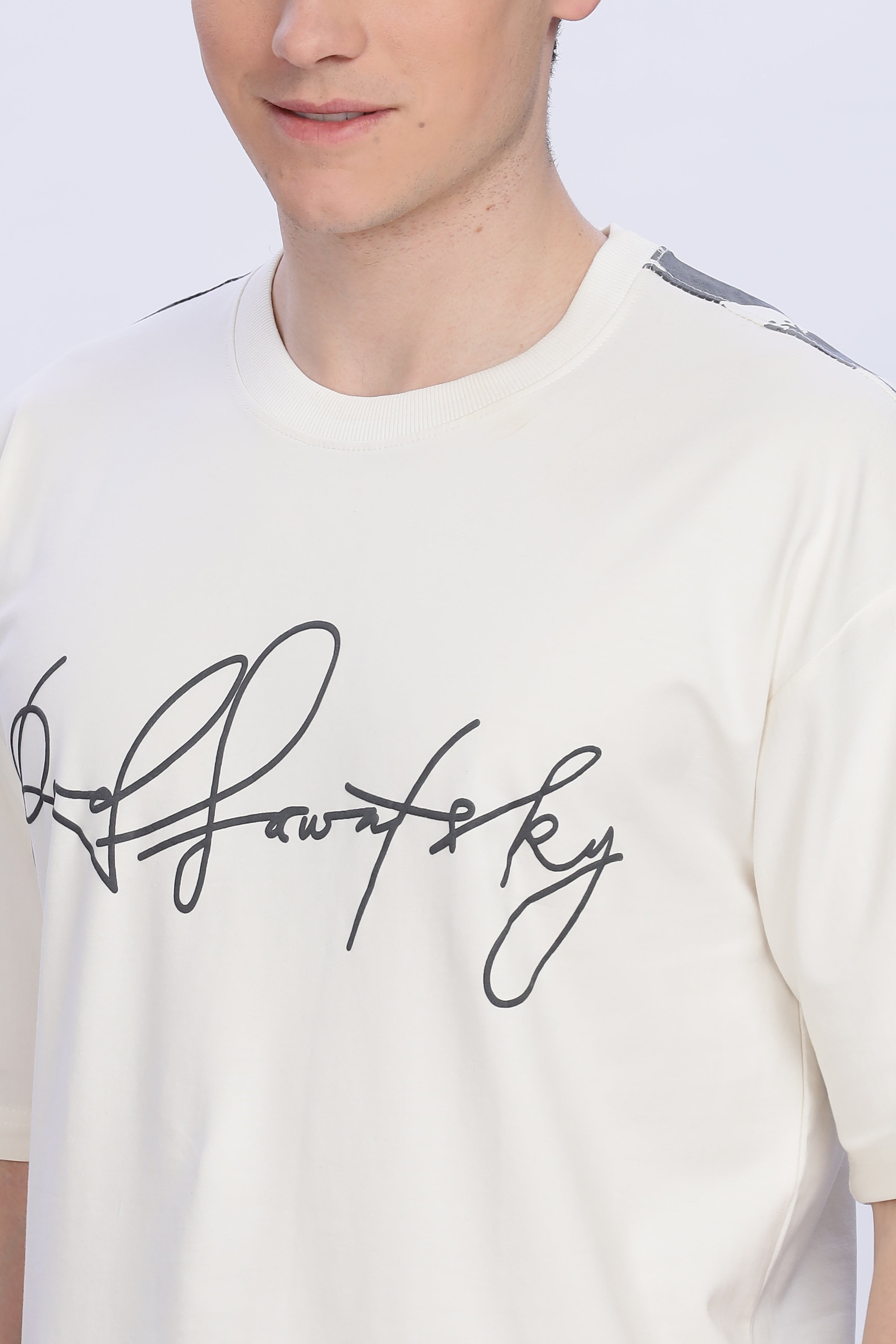 Smoke Rearfly Drop T-Shirt – White | Premium Streetwear Tee