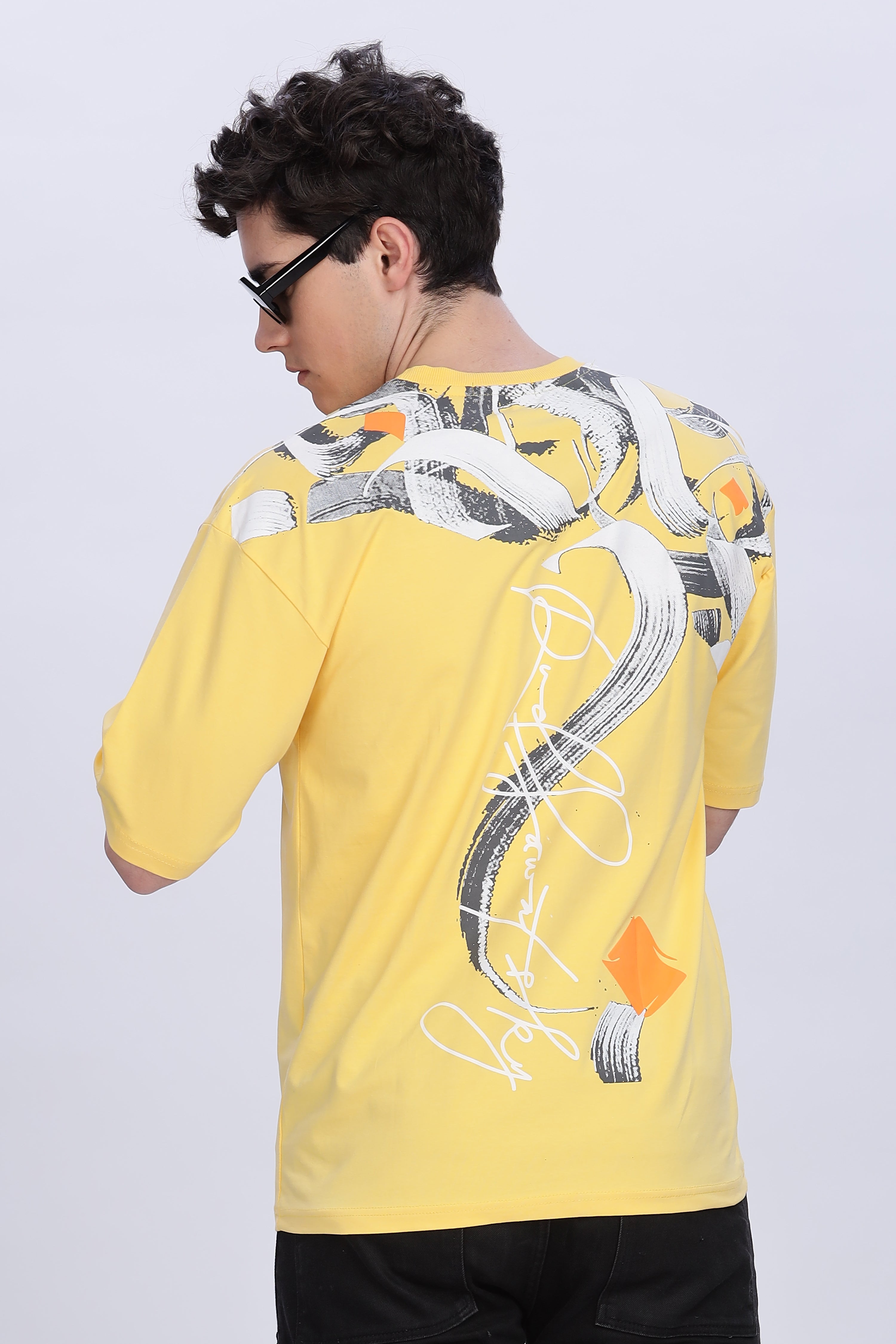 Smoke Firefly Drop T-Shirt – Yellow | Vibrant Streetwear Tee