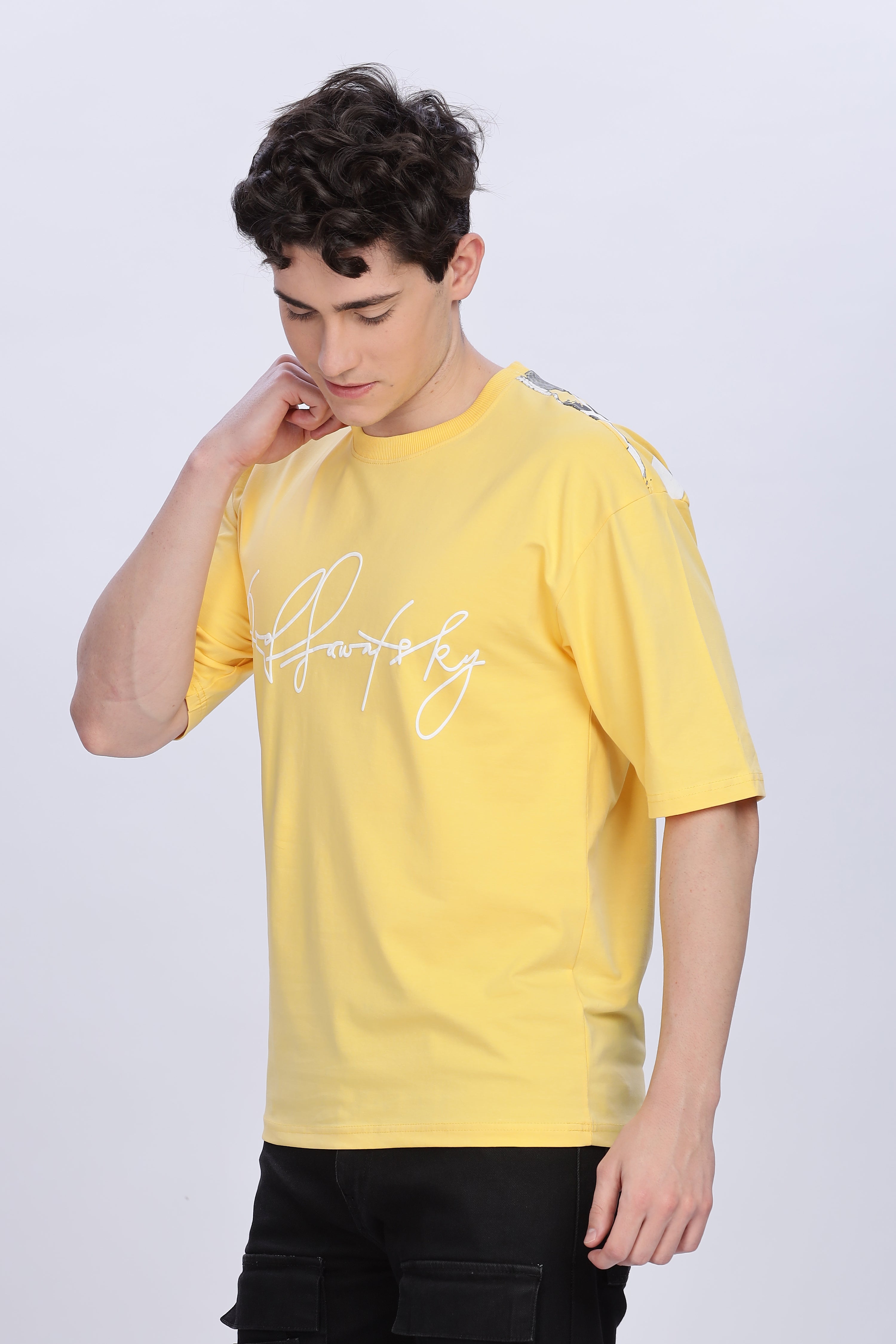 Smoke Firefly Drop T-Shirt – Yellow | Vibrant Streetwear Tee