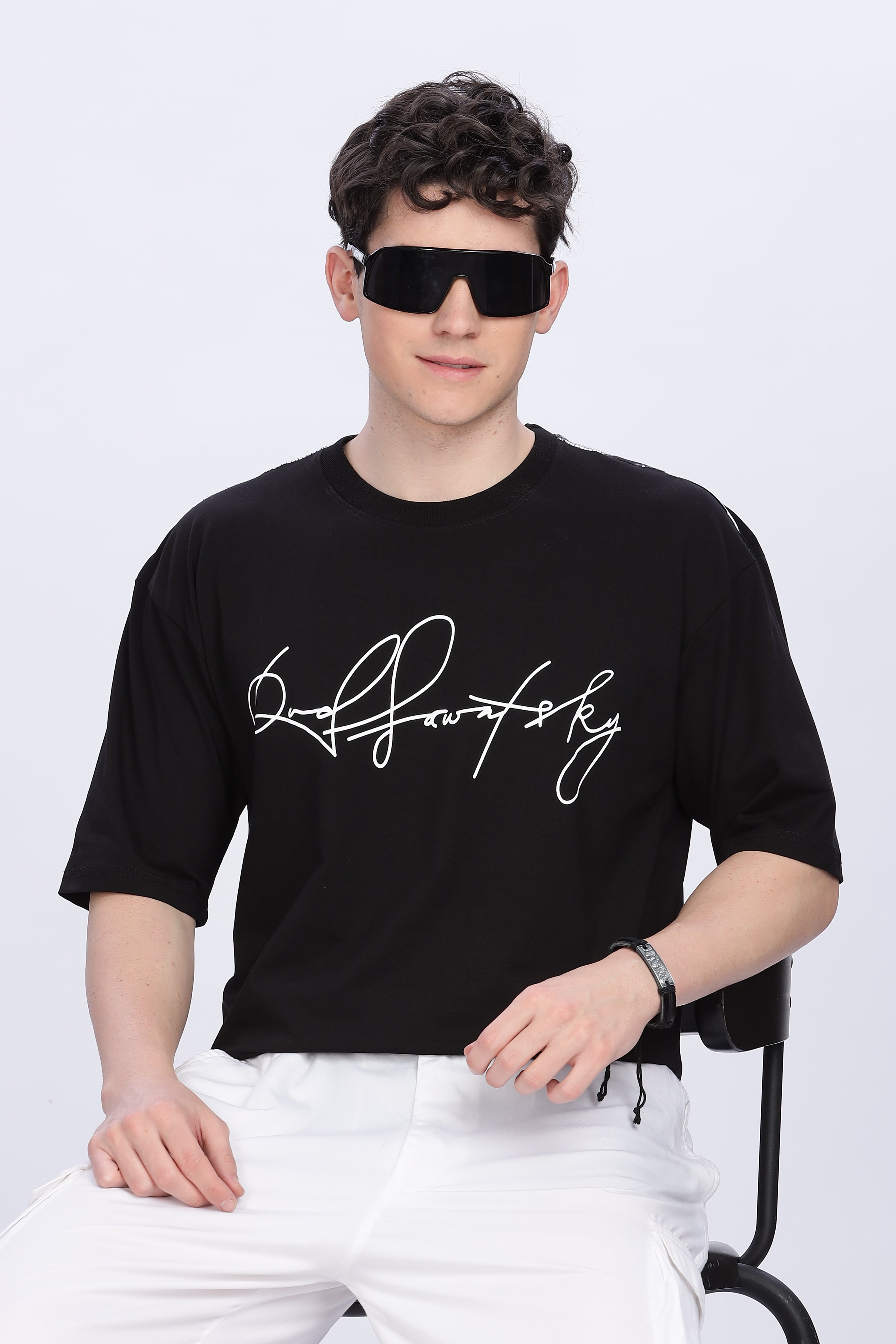 Smoke Rearfly Drop T-Shirt – Black | Premium Streetwear Tee