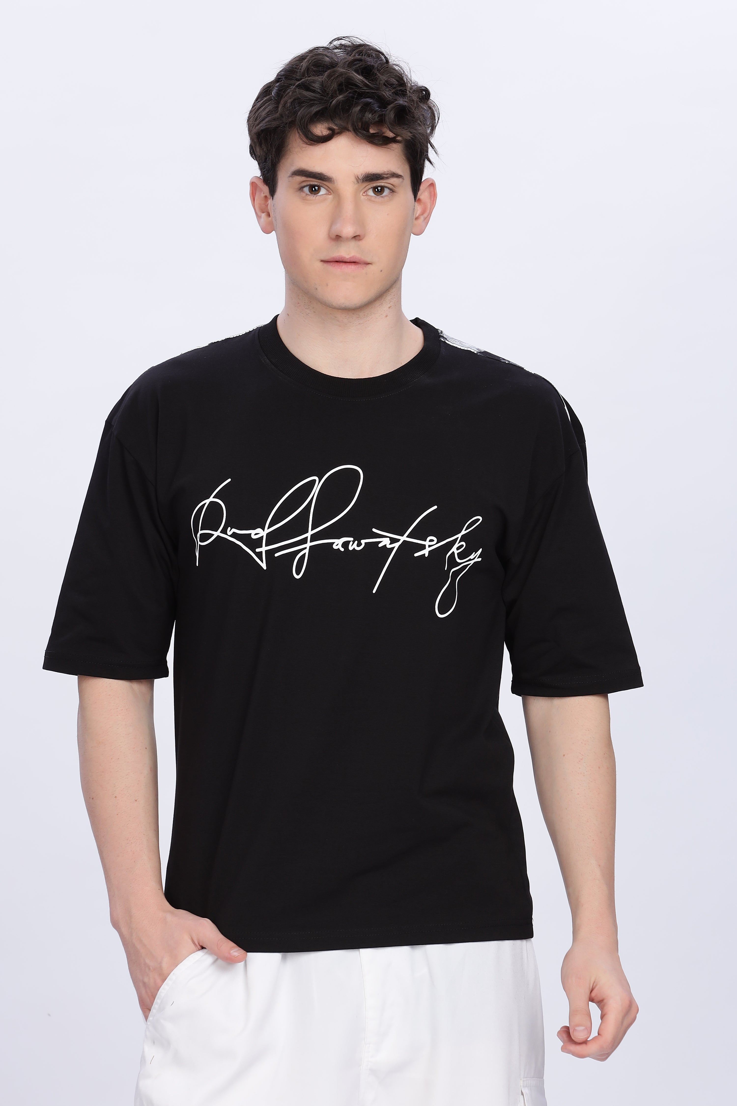 Smoke Rearfly Drop T-Shirt – Black | Premium Streetwear Tee