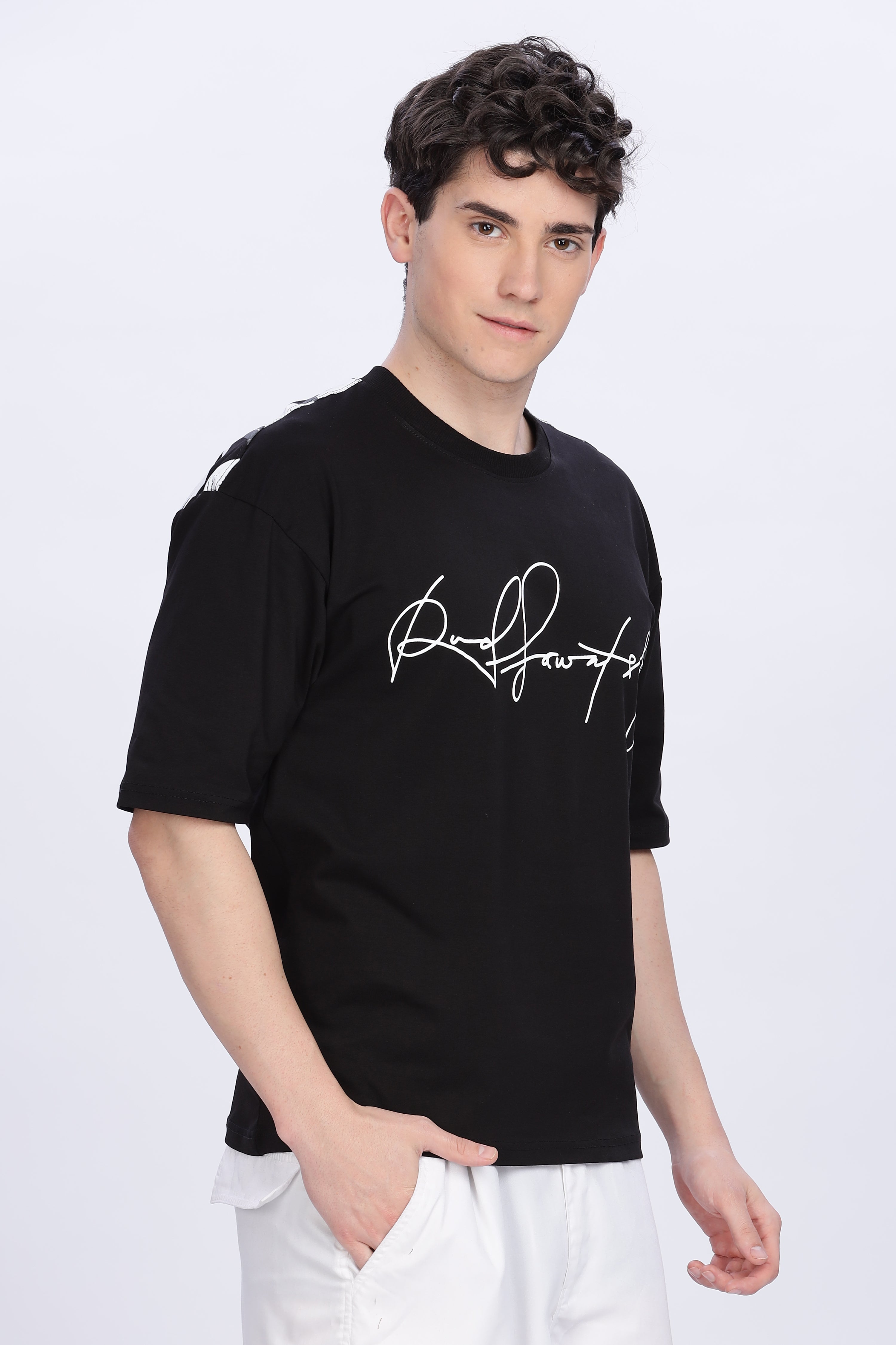 Smoke Rearfly Drop T-Shirt – Black | Premium Streetwear Tee