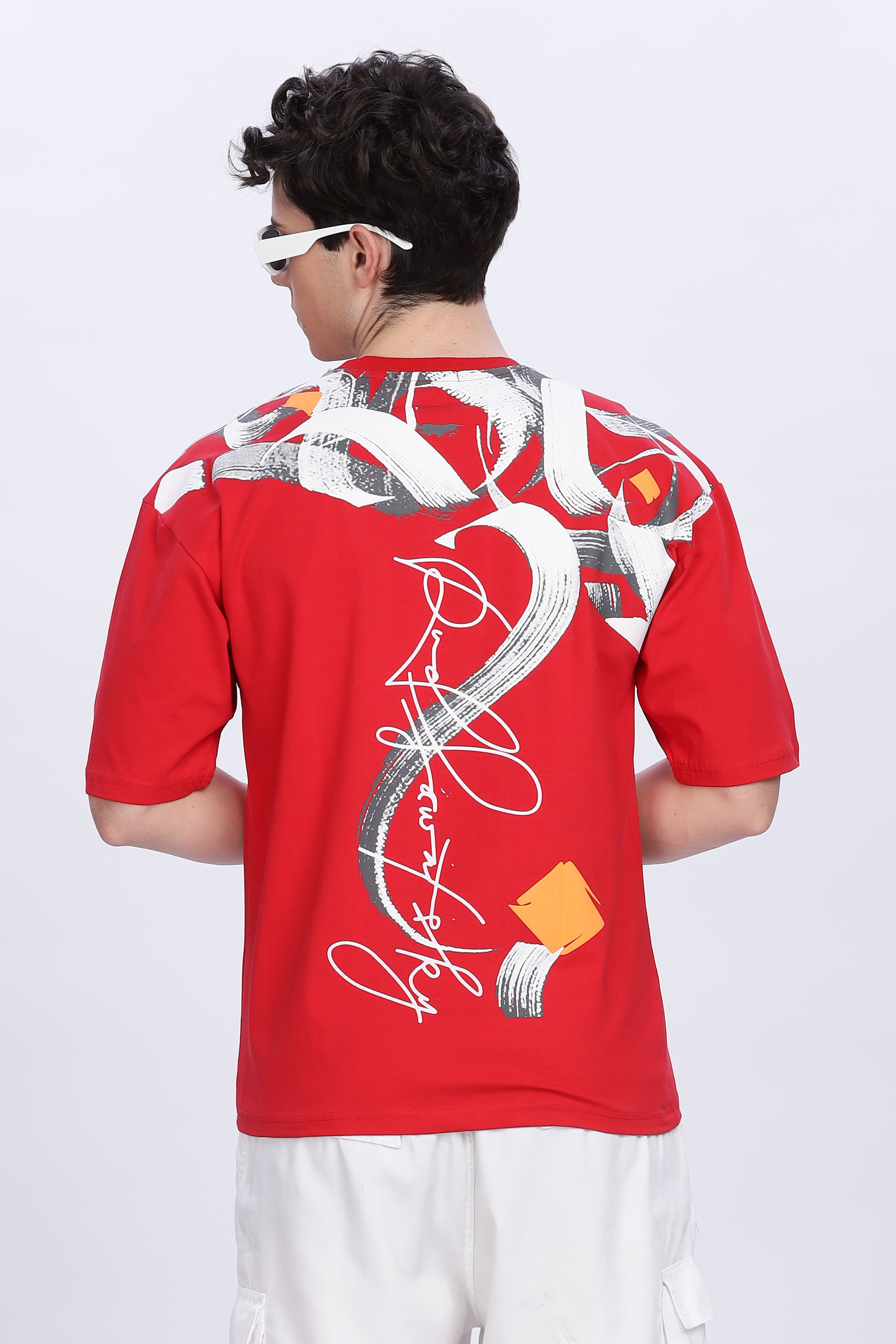 Smoke Rarefly Drop T-Shirt – Red | Bold Premium Streetwear Tee