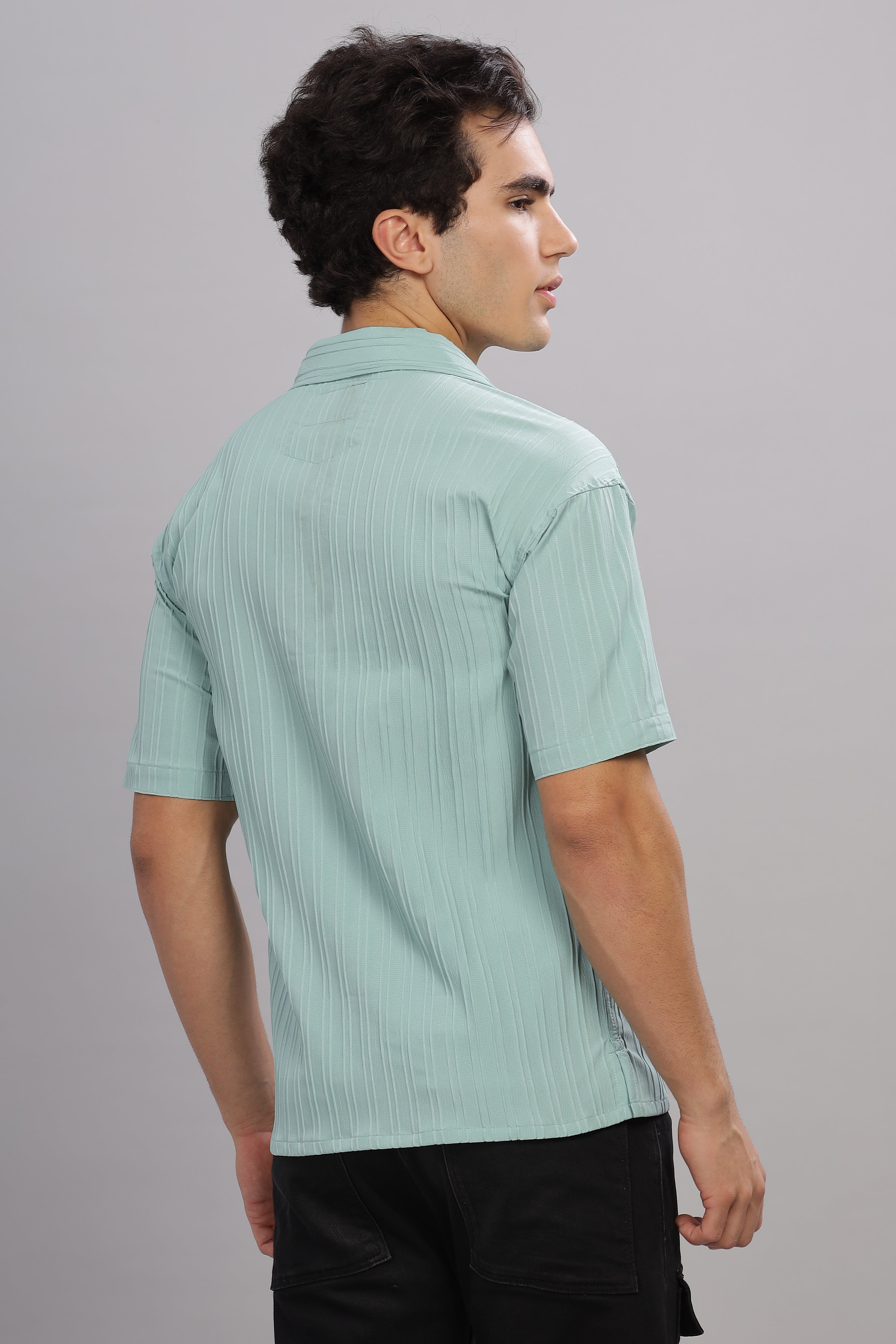 SMOKE SOLID DROP SHIRT [green]