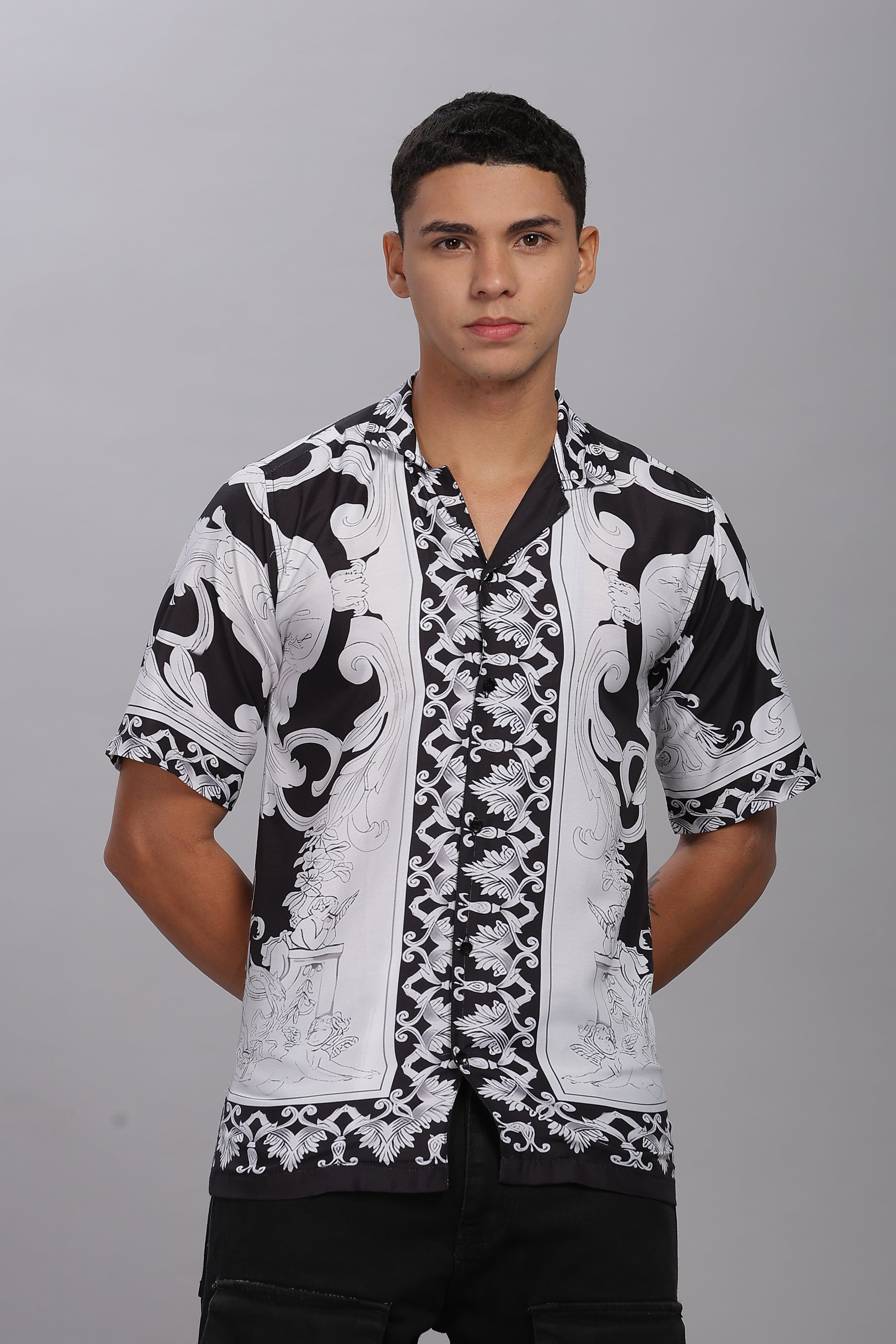 SMOKE AMBROSIA DROP SHIRT [black]