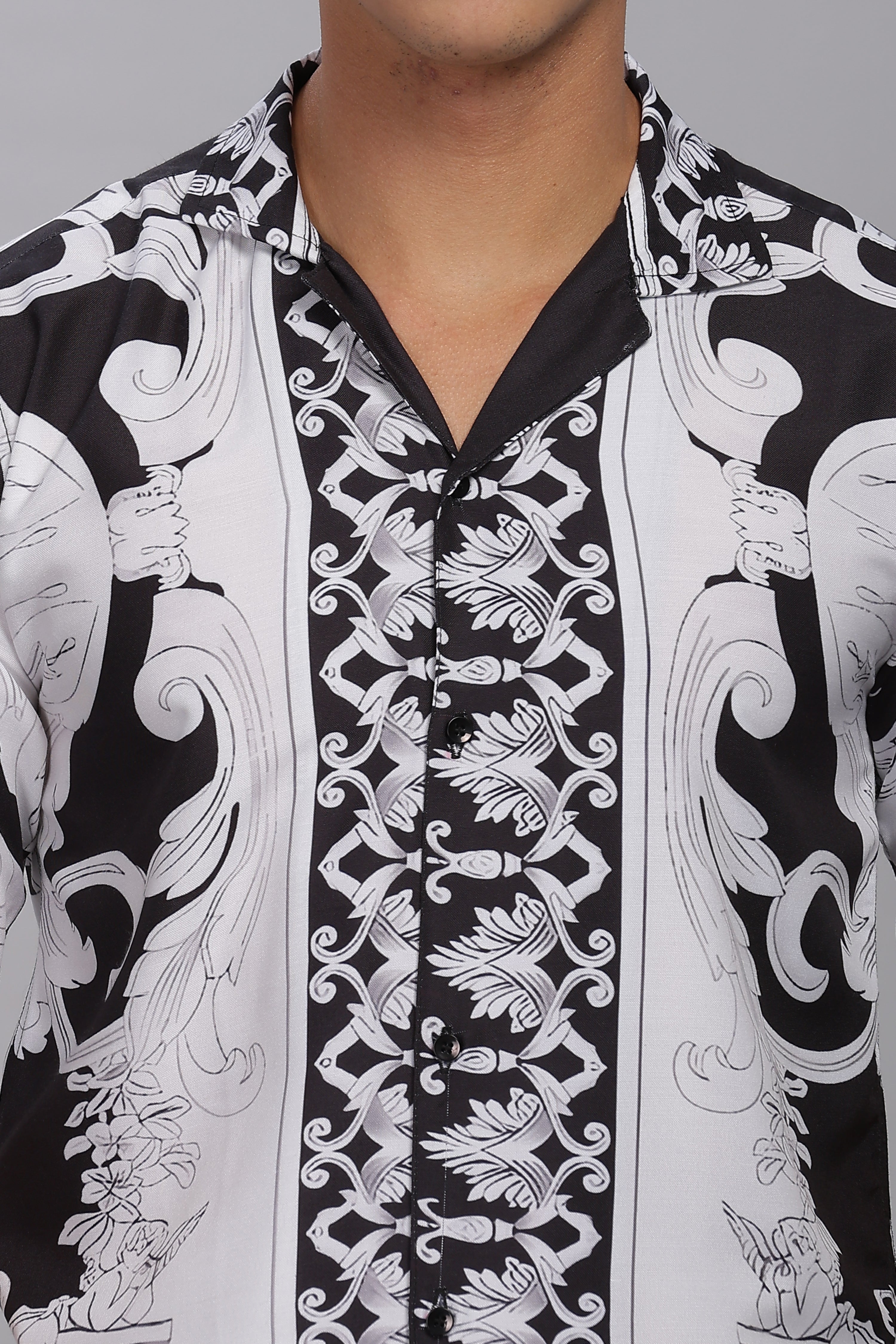 SMOKE MOHAWK DROP SHIRT