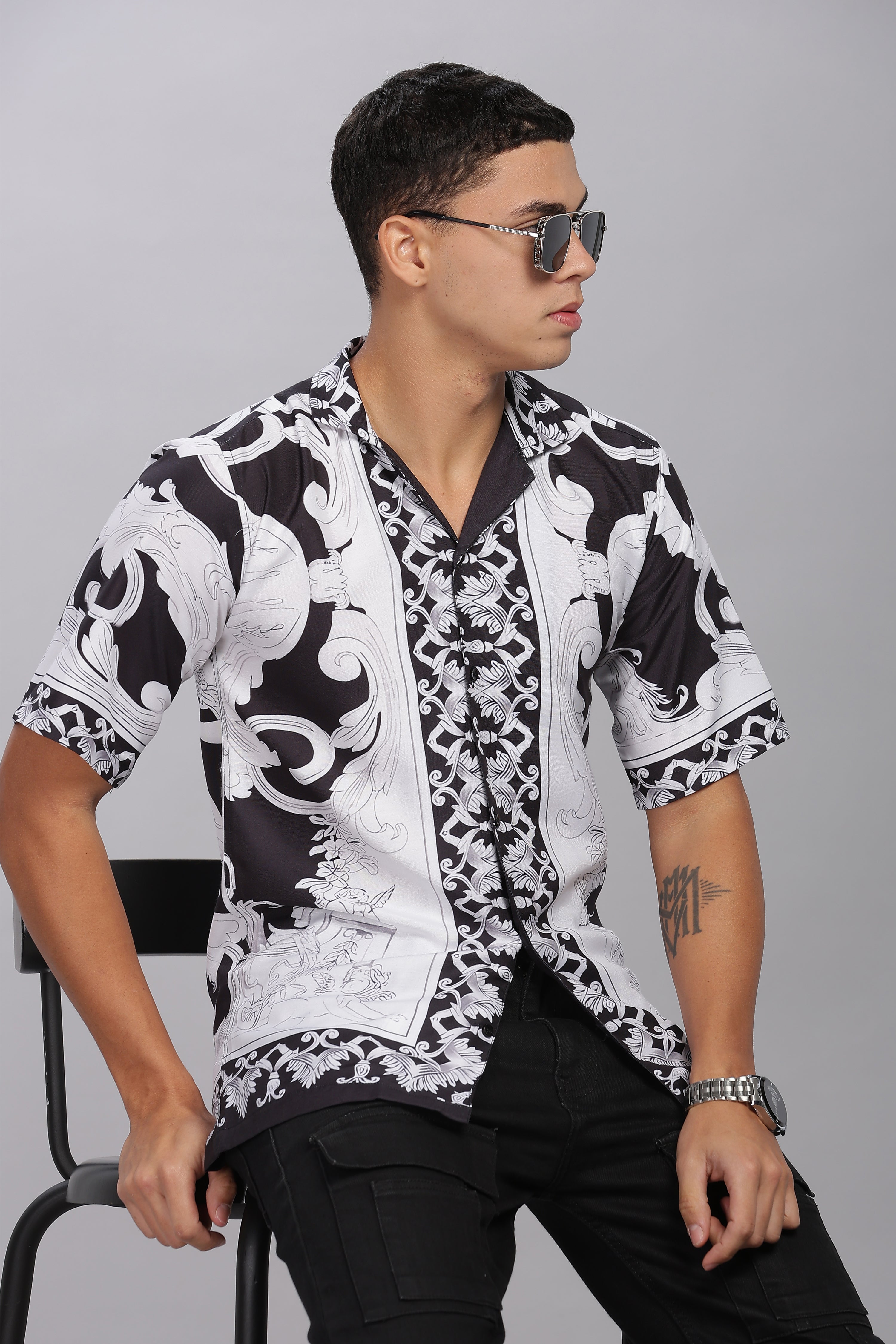 SMOKE AMBROSIA DROP SHIRT [black]