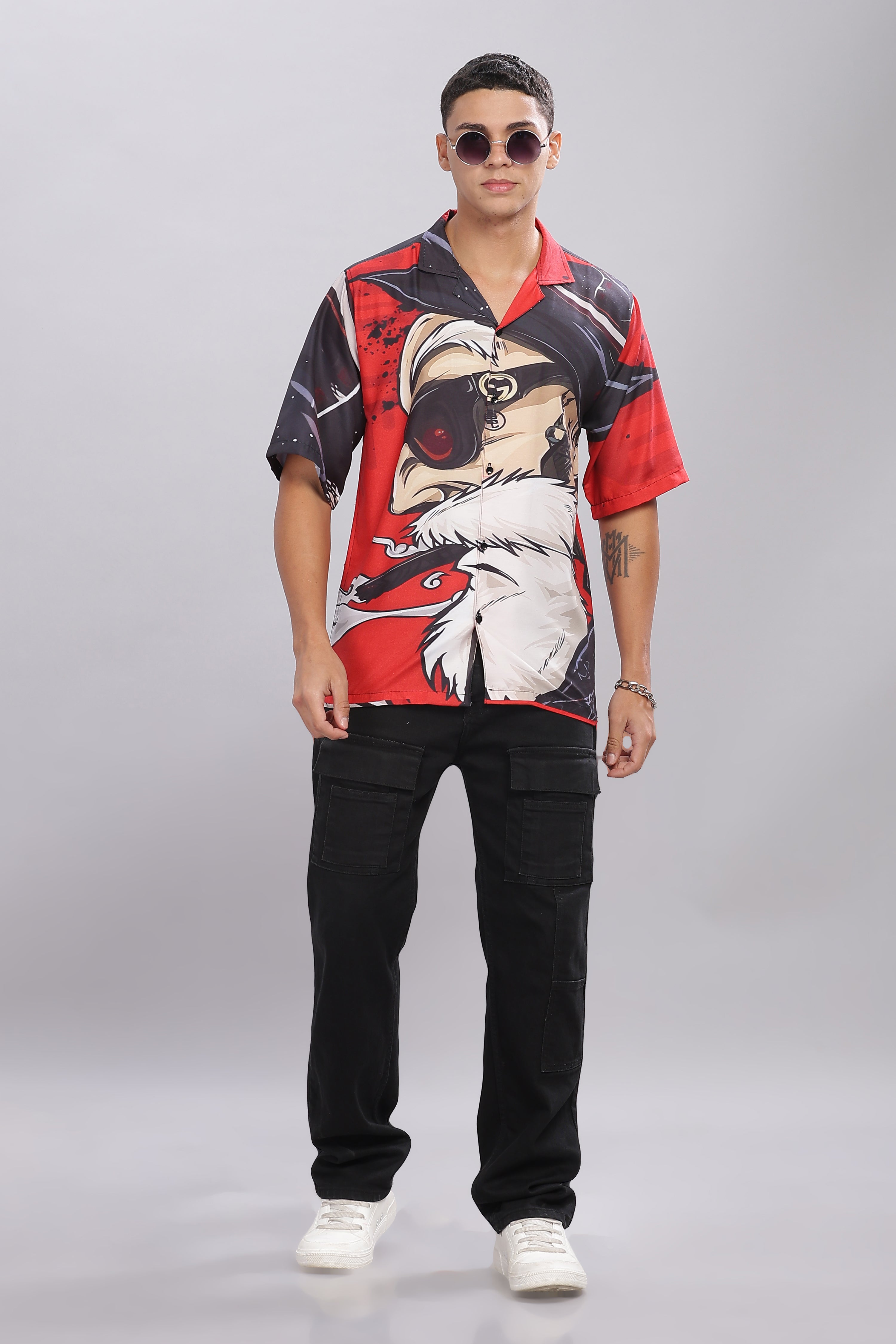 SMOKE KAZIMO RED DROP SHIRT