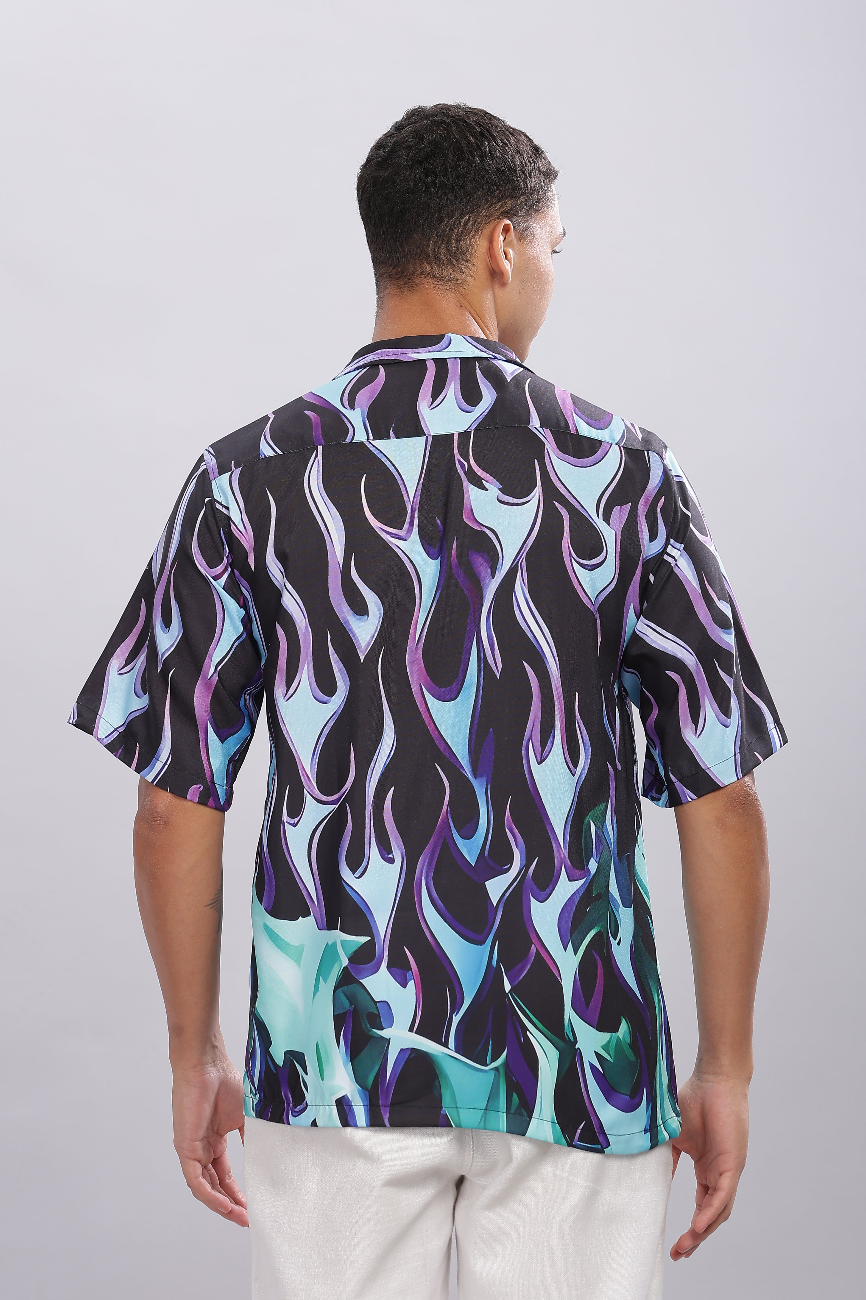 SMOKE FLAMES DROP SHIRT