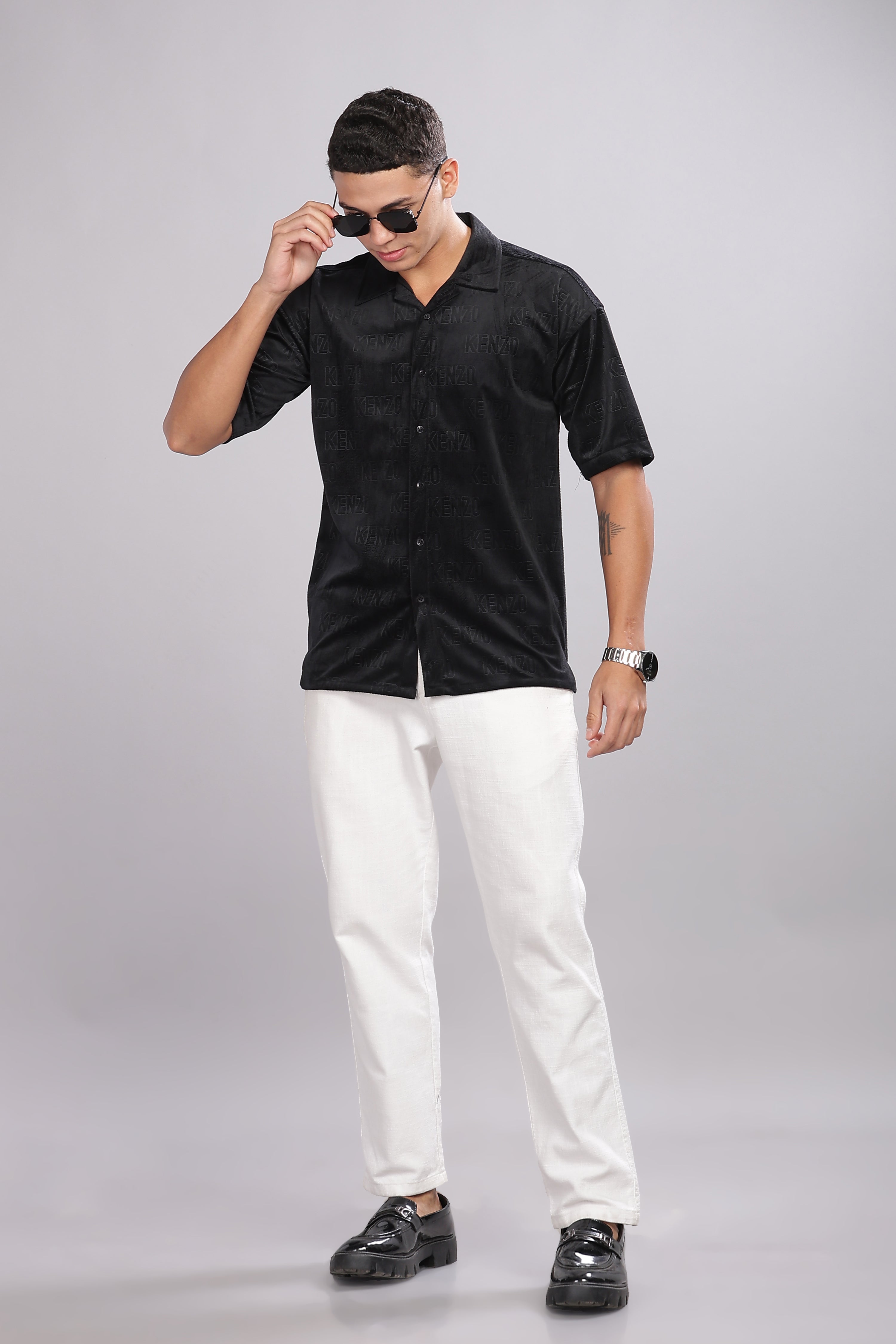 SMOKE CLUB BLACK SHIRT