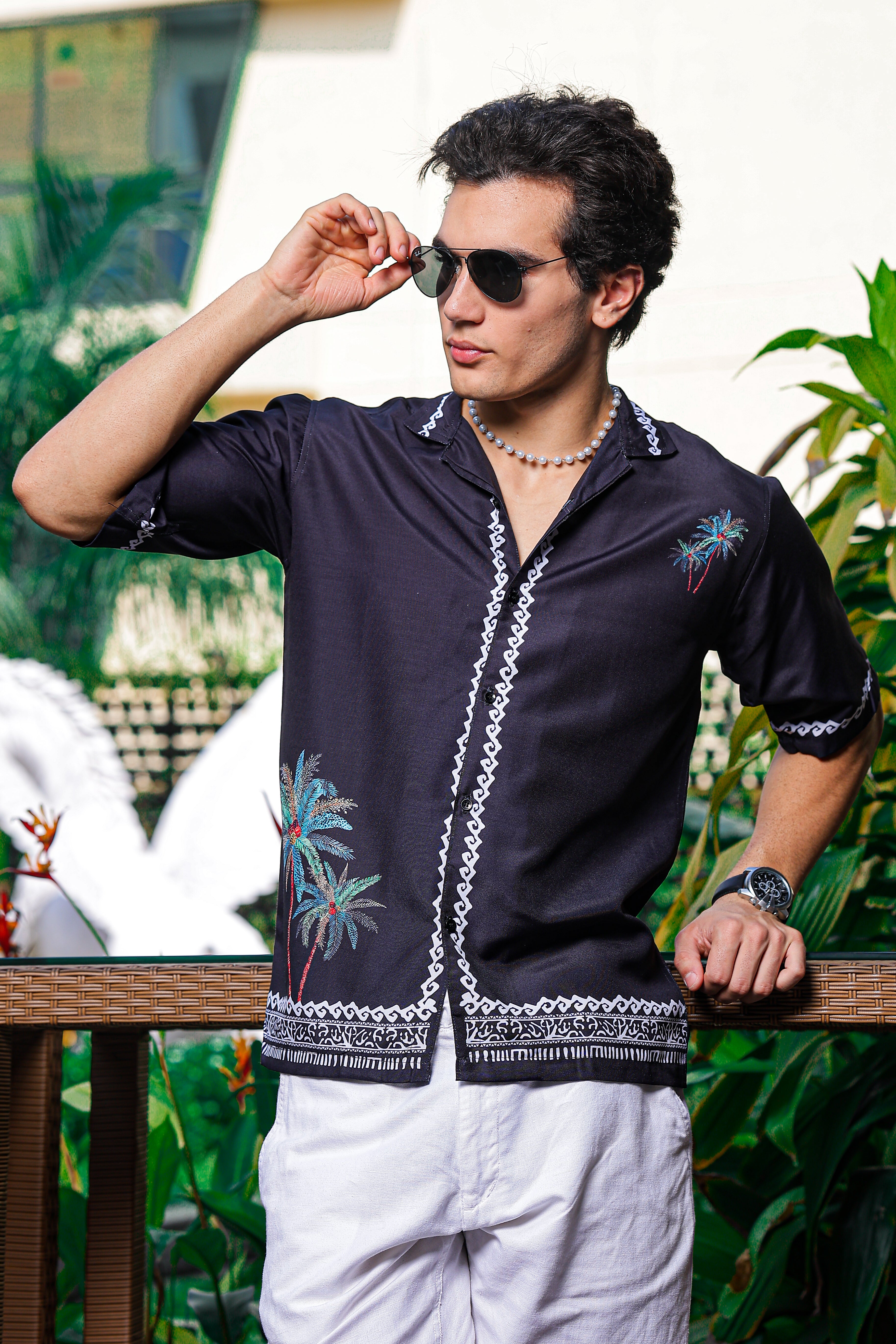 SMOKE MAZZO DROP SHIRT [black]