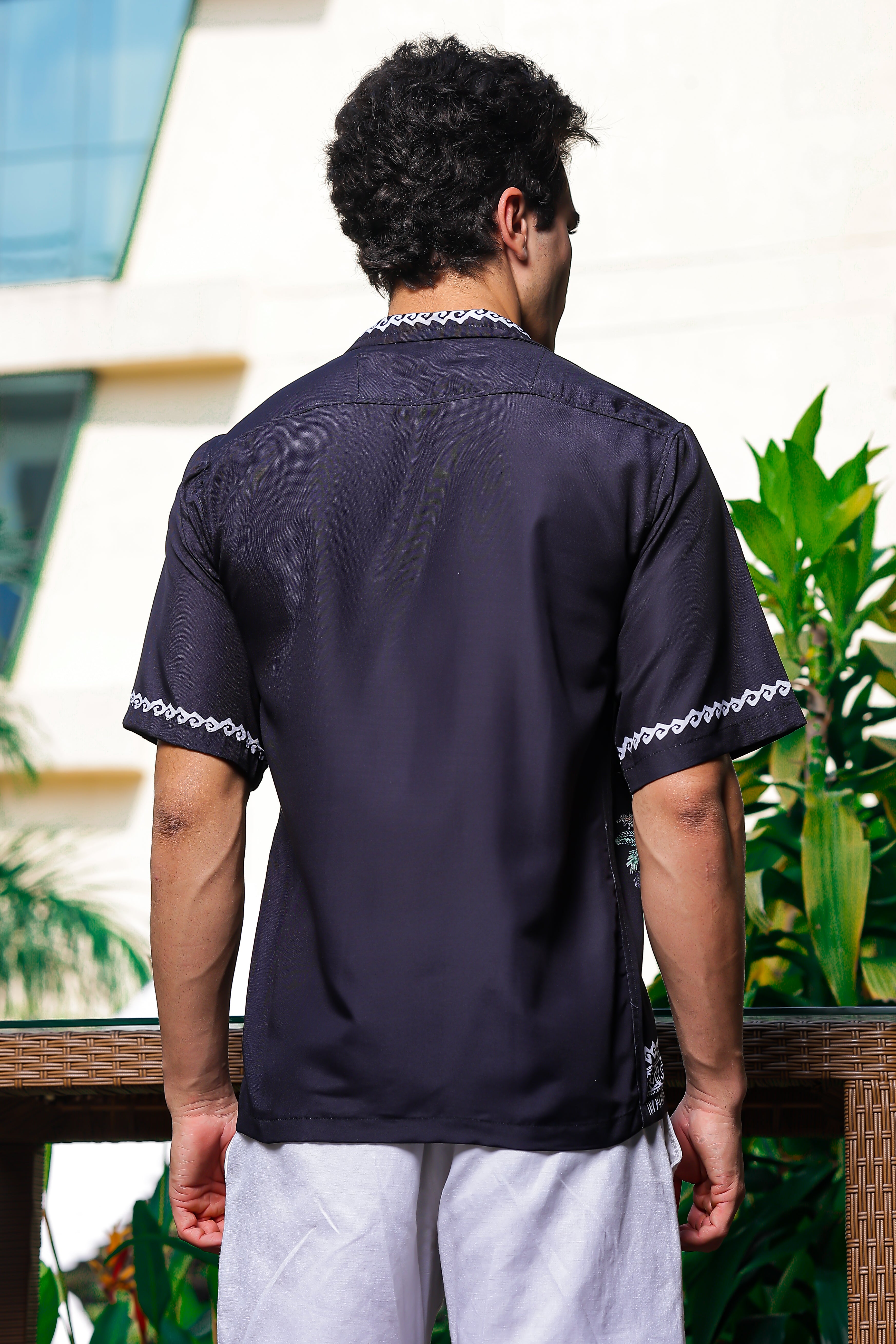 SMOKE MAZZO DROP SHIRT [black]