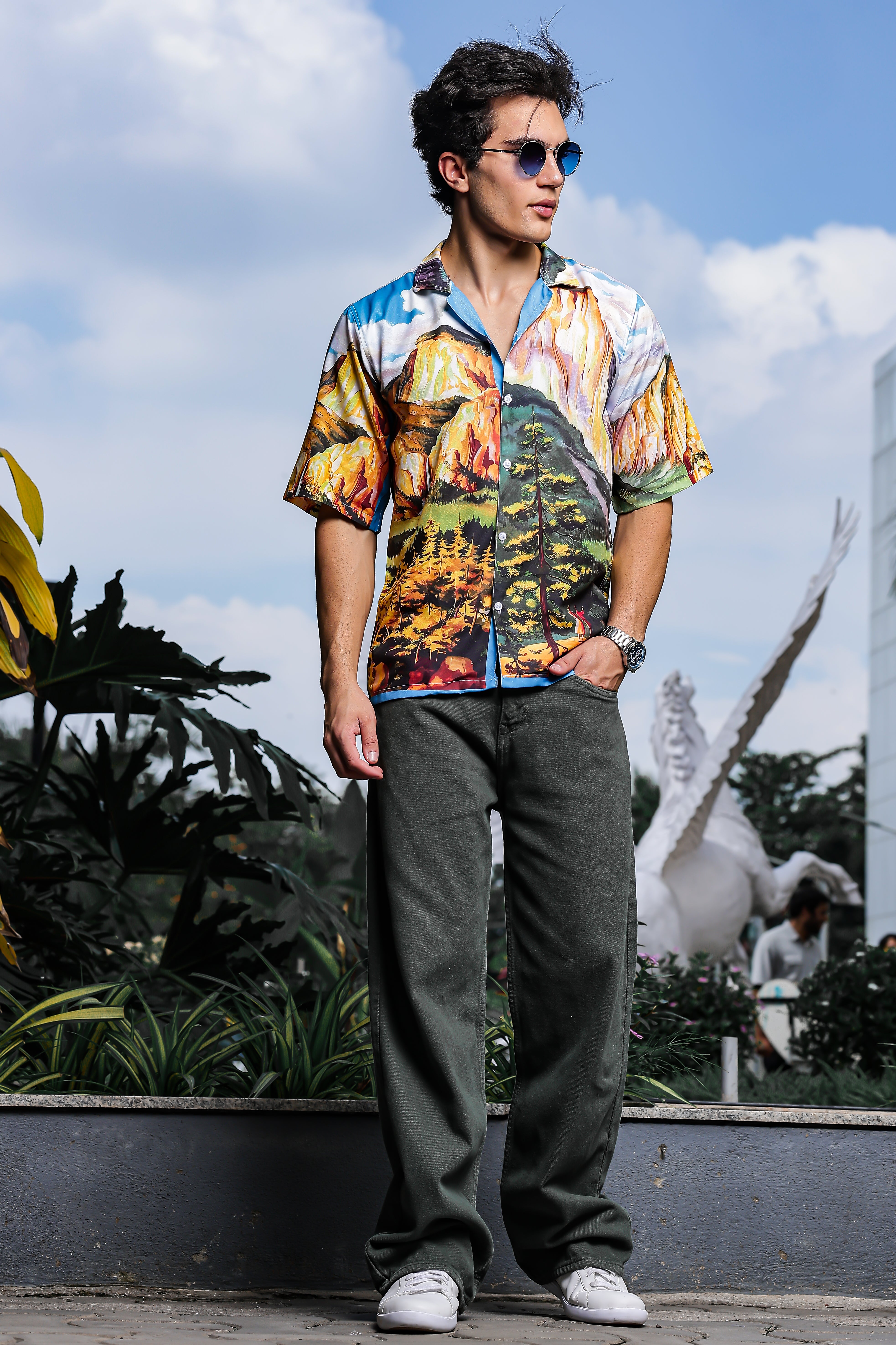 SMOKE SCENARIO DROP SHIRT