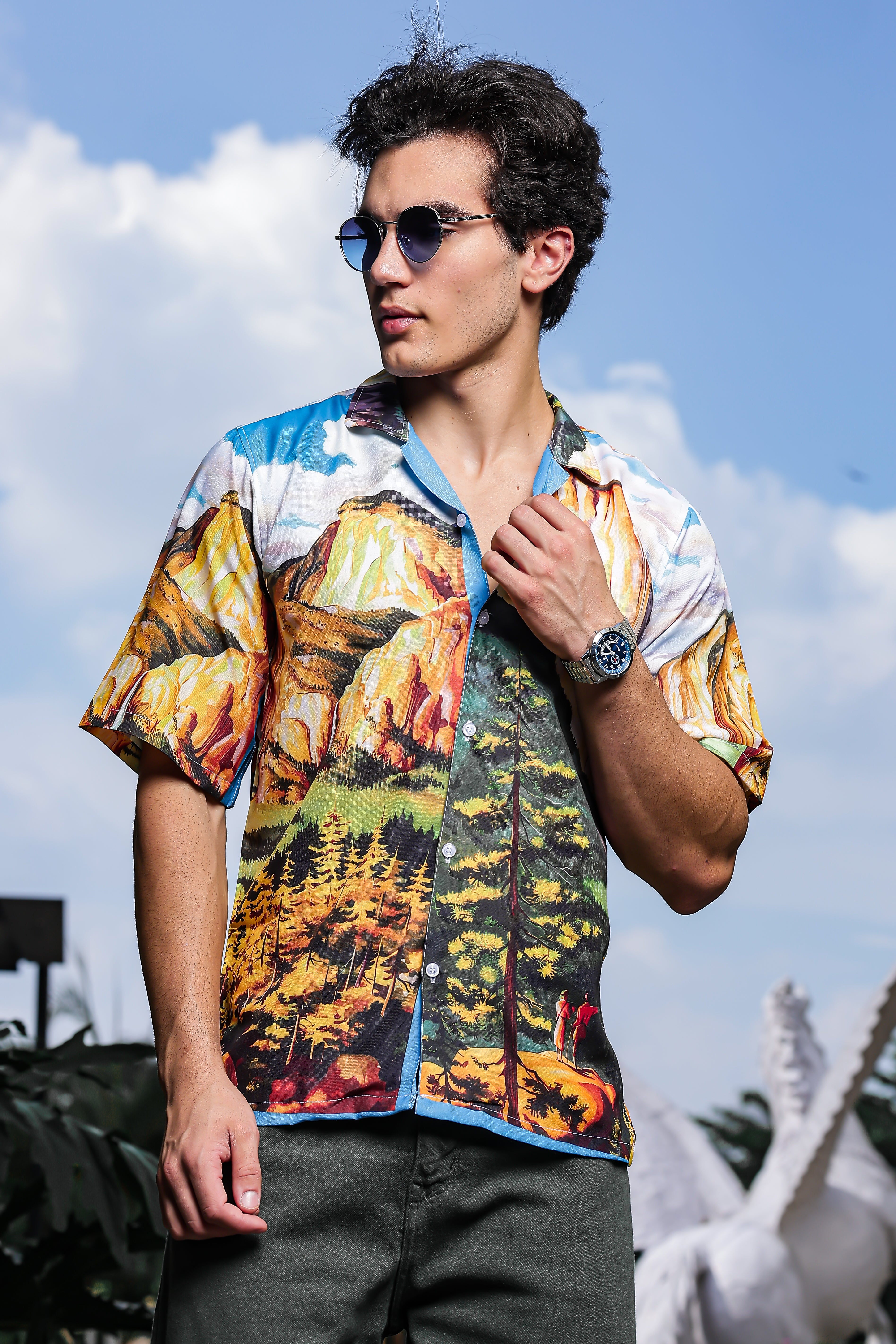 SMOKE SCENARIO DROP SHIRT