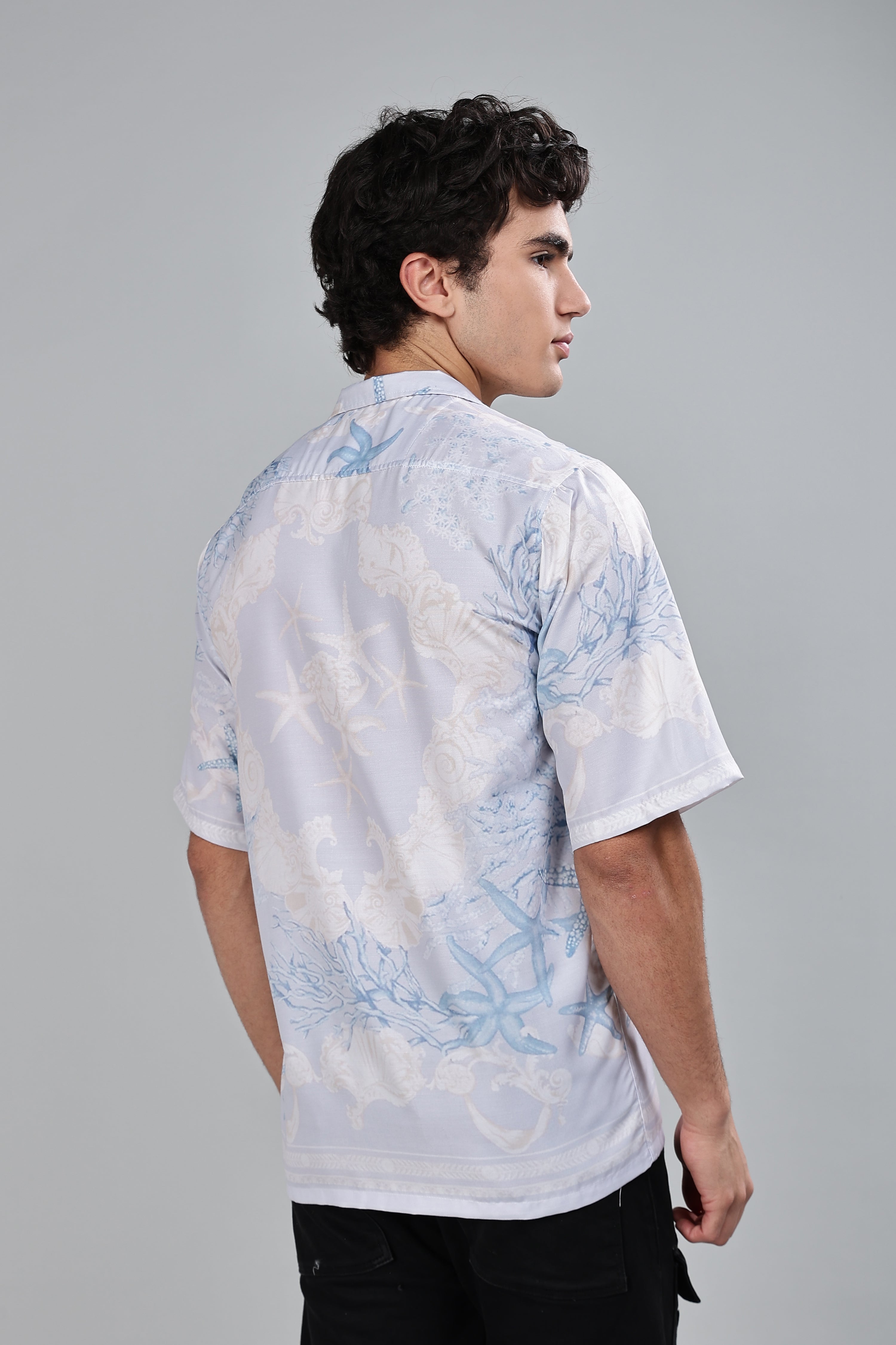 SMOKE BASTIAN DROP SHIRT [blue]