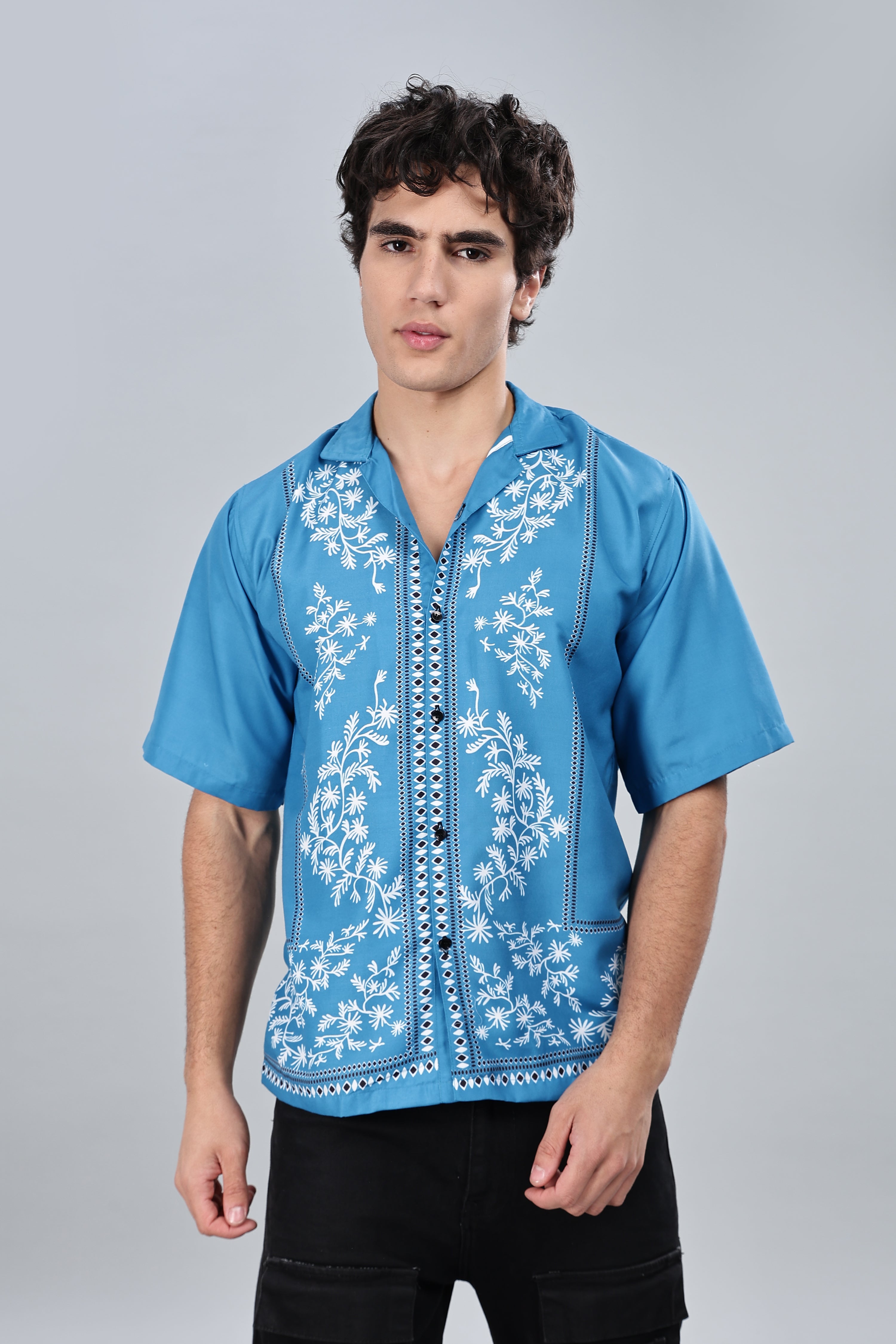 SMOKE MORRIS DROP SHIRT [blue]