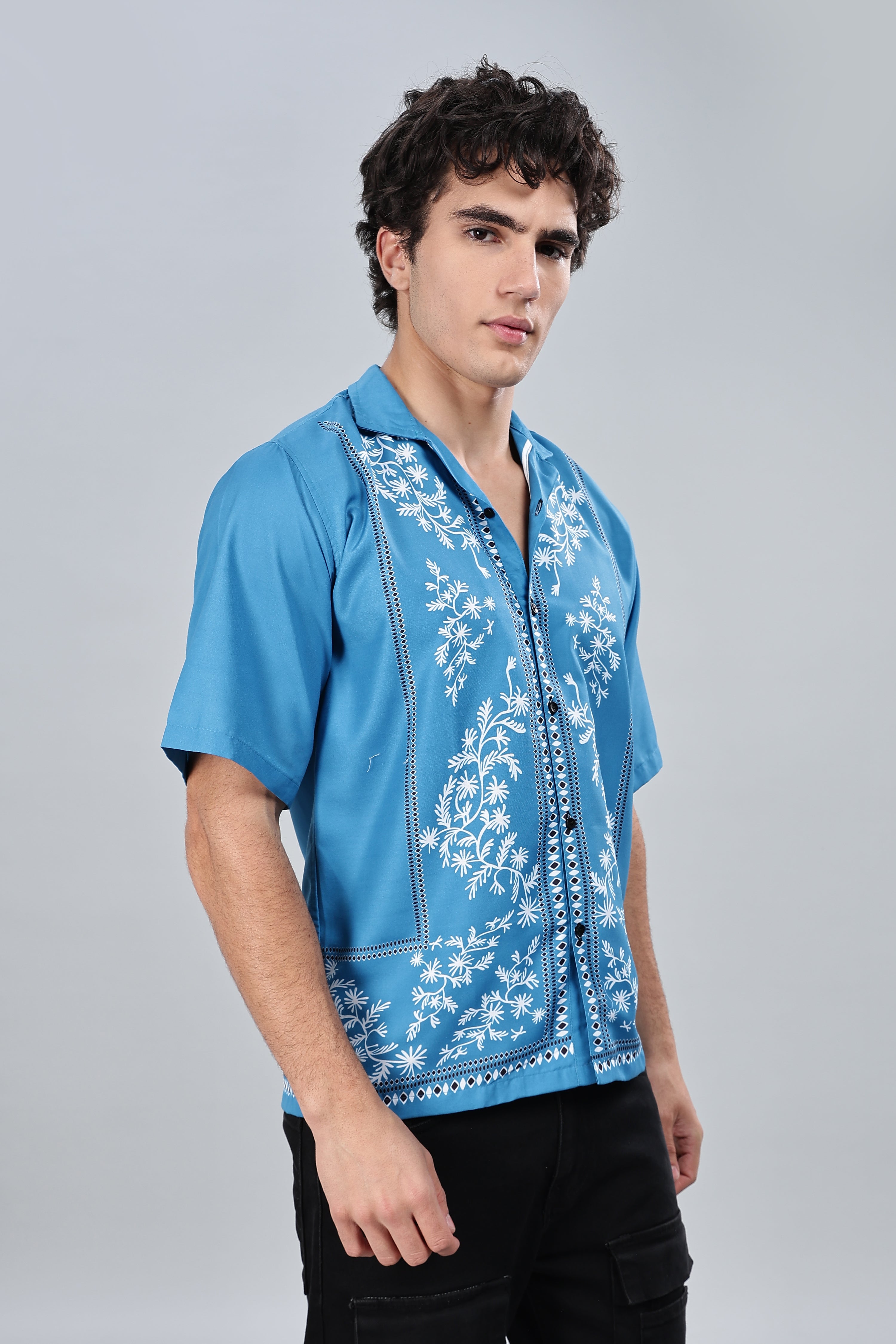 SMOKE MORRIS DROP SHIRT [blue]