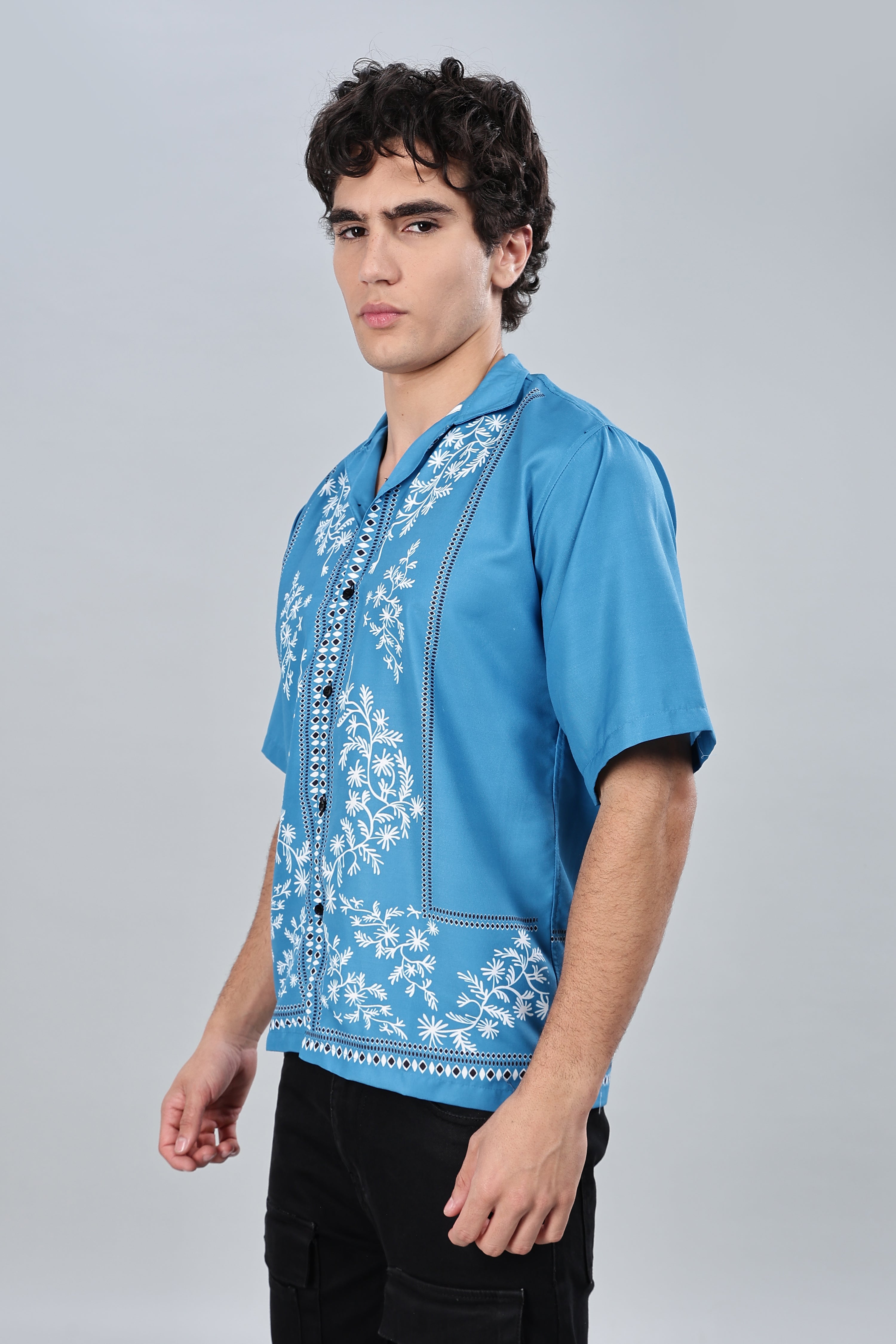 SMOKE MORRIS DROP SHIRT [blue]