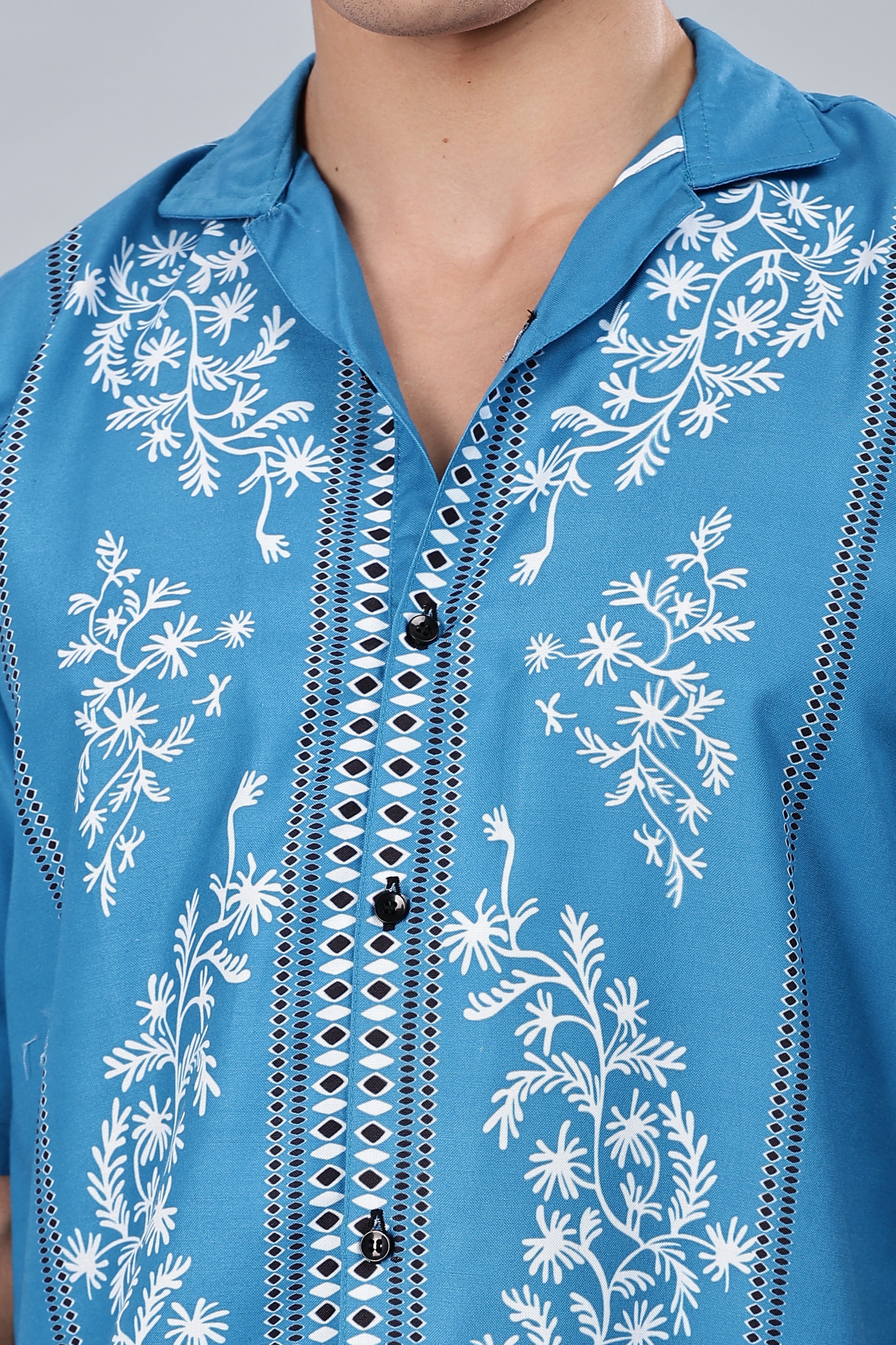 SMOKE MORRIS DROP SHIRT [blue]