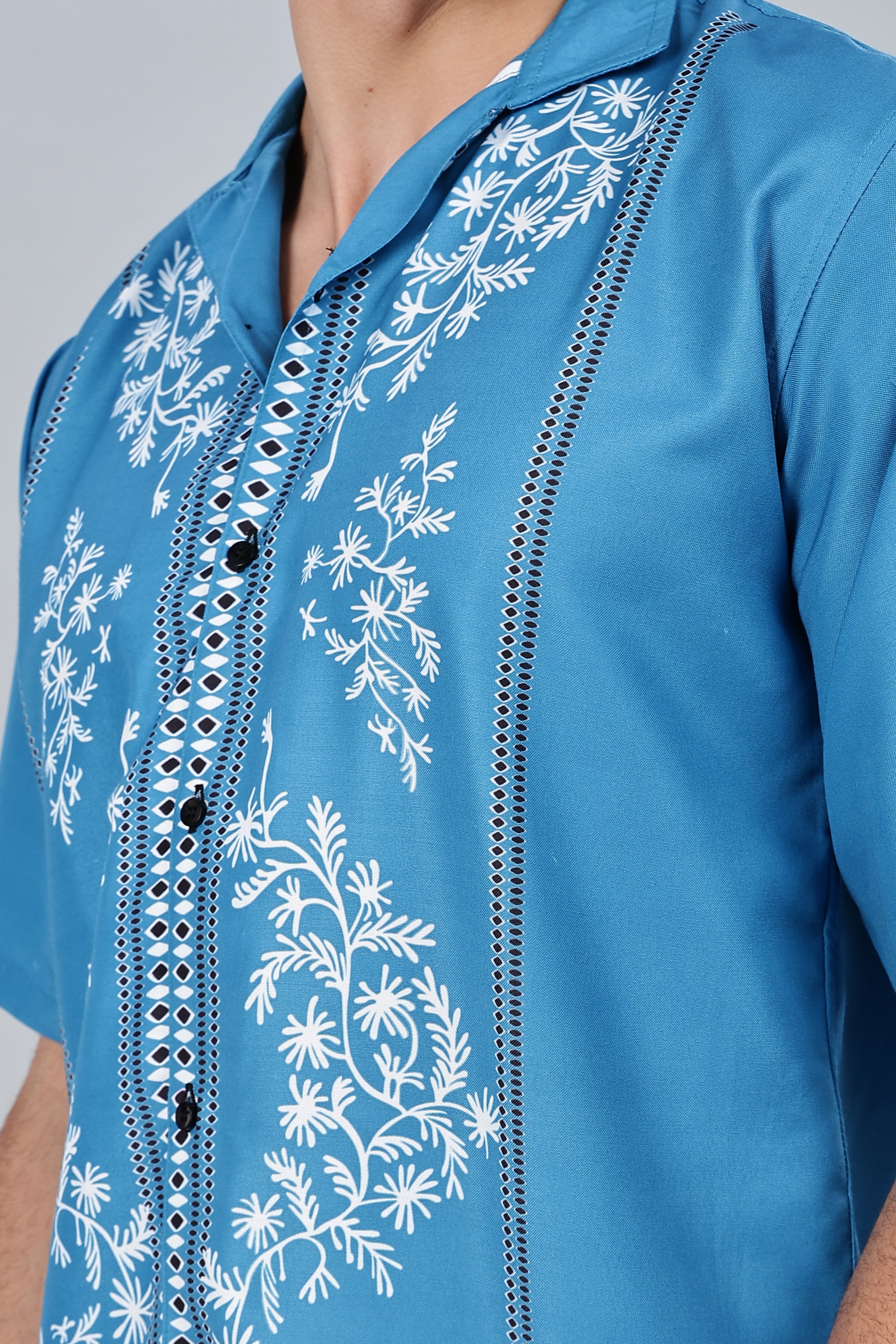 SMOKE MORRIS DROP SHIRT [blue]