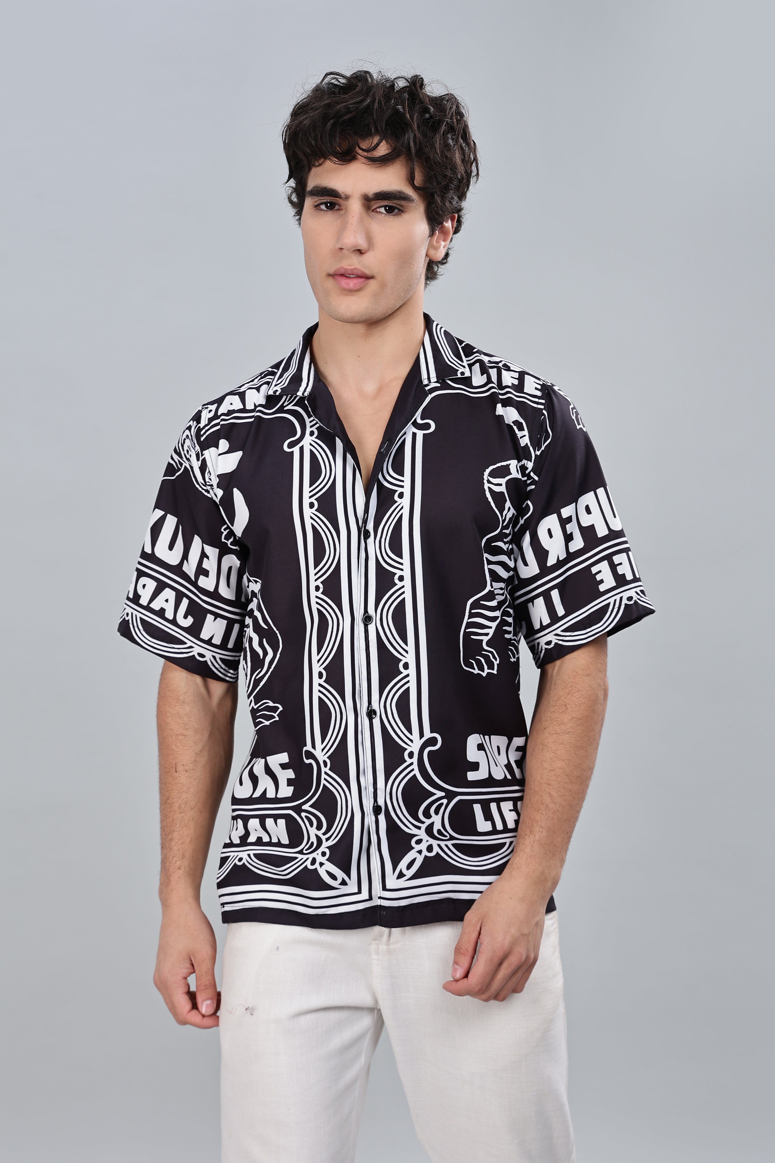 SMOKE JAPAN DROP SHIRT [black]