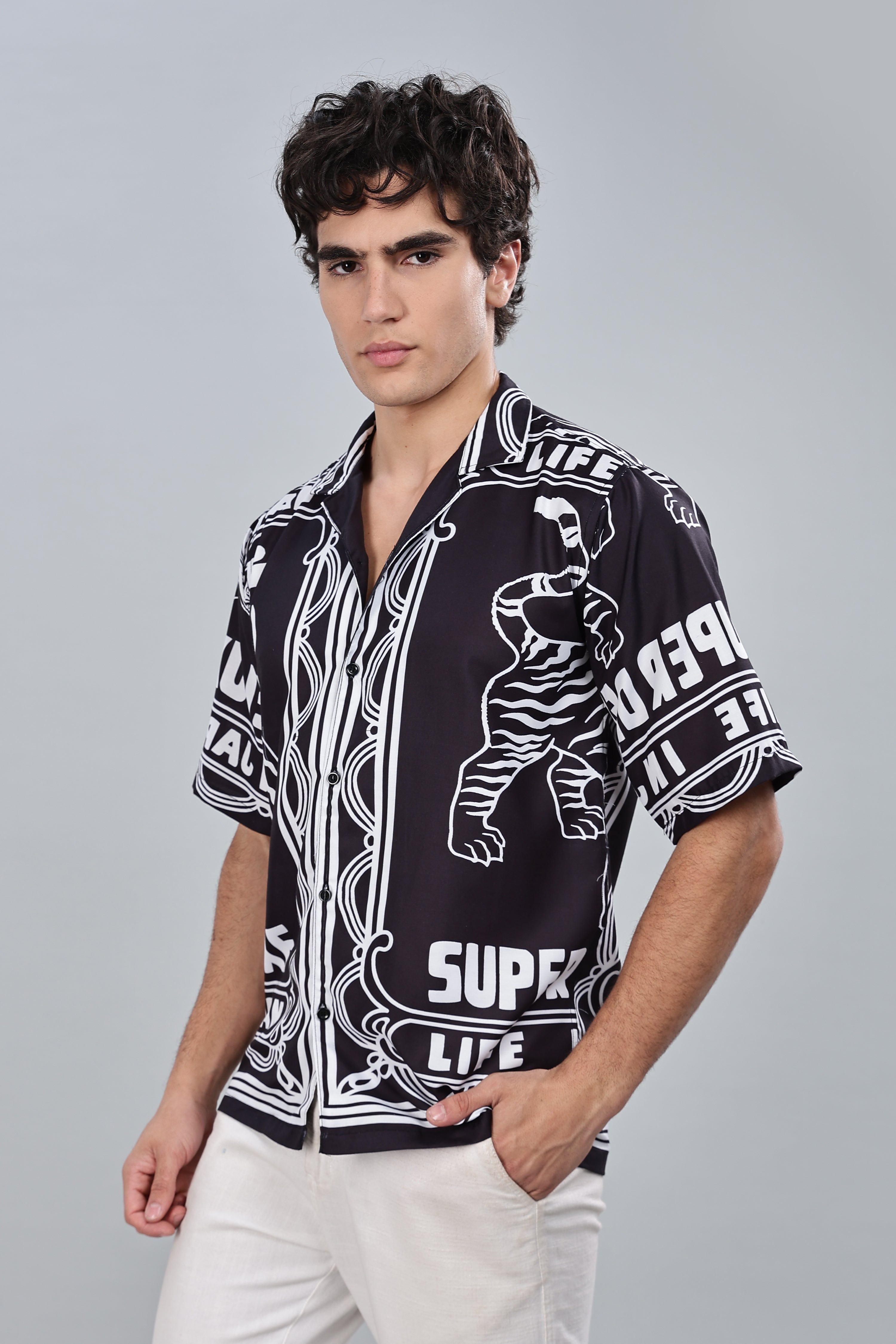 SMOKE JAPAN DROP SHIRT [black]