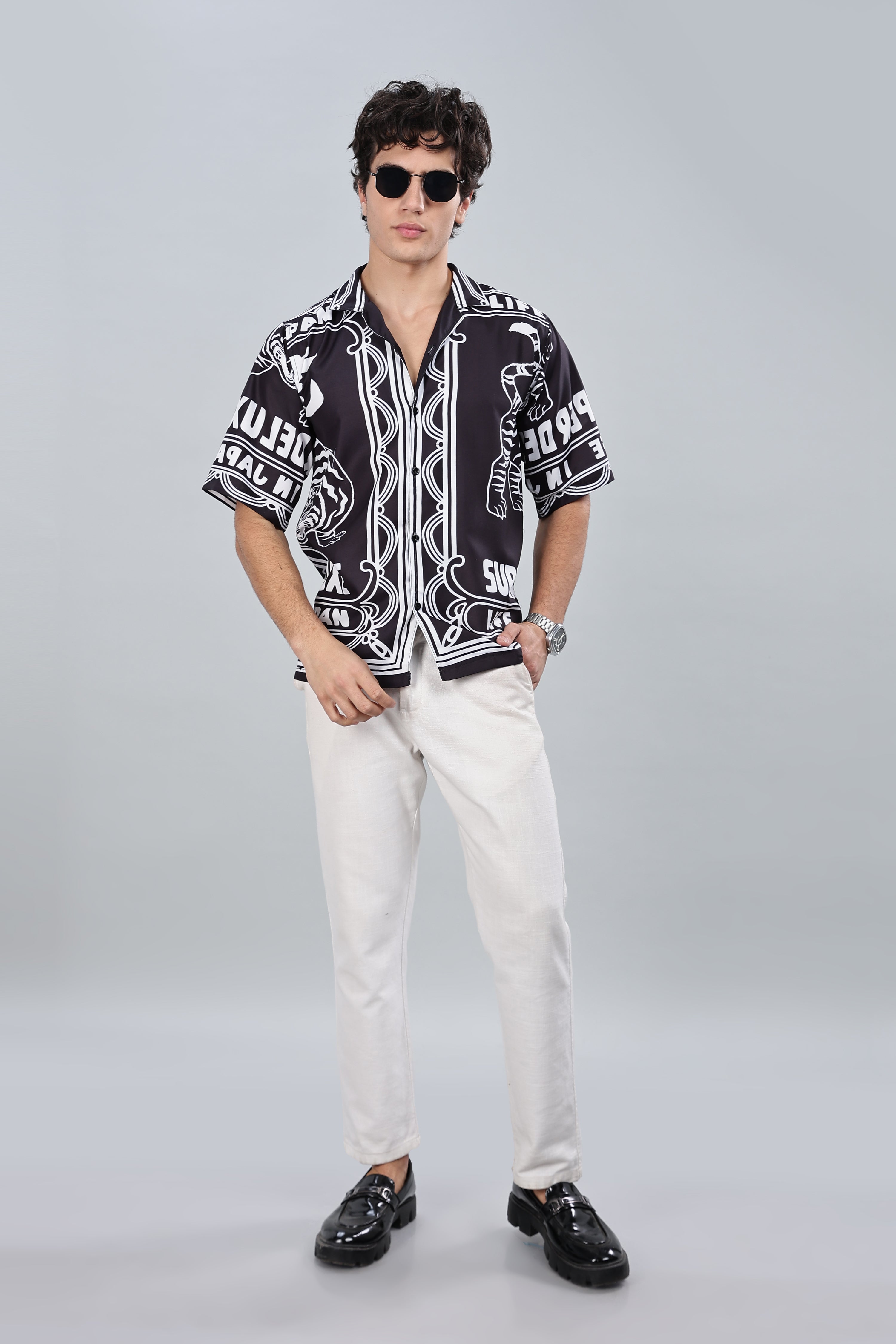 SMOKE JAPAN DROP SHIRT [black]