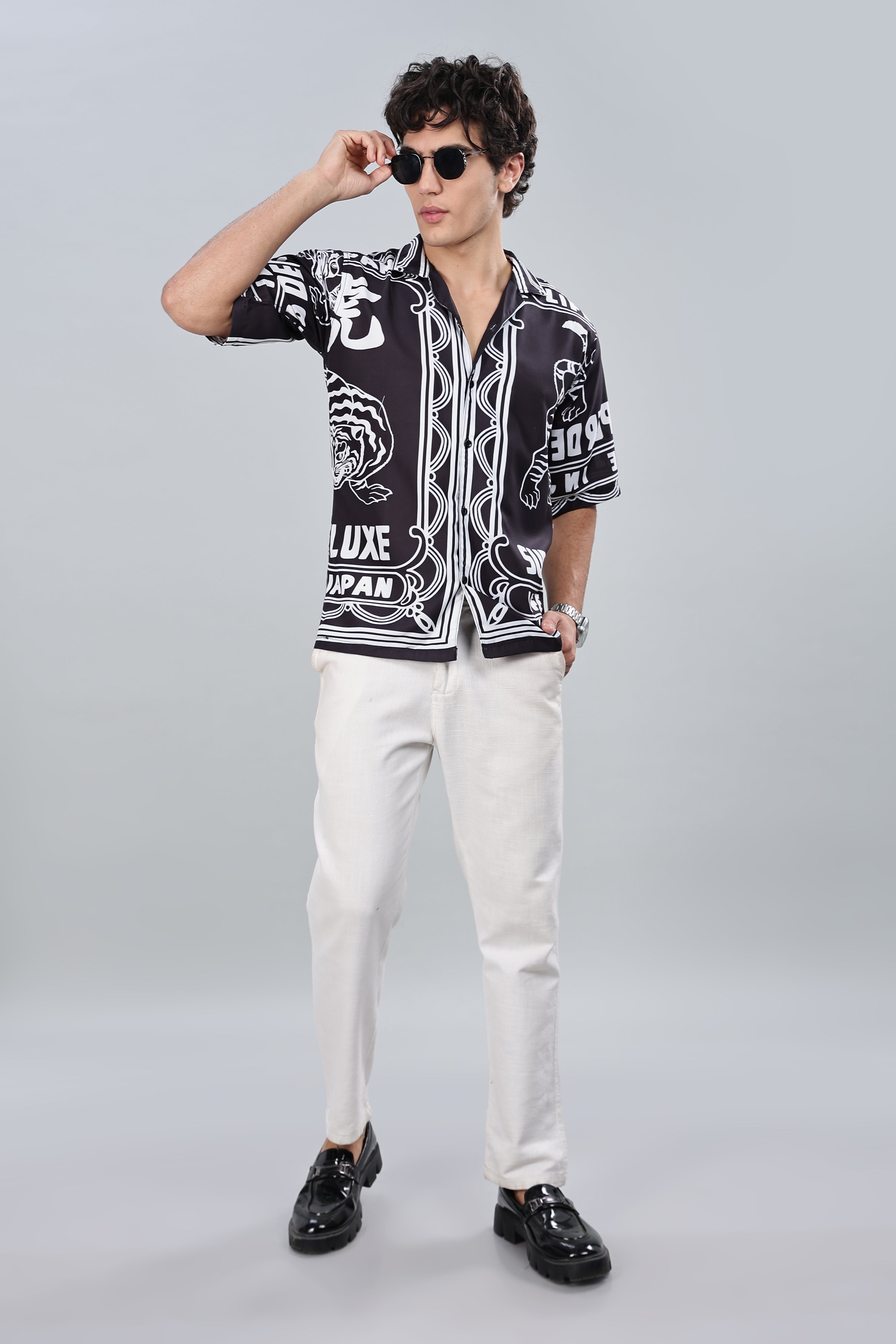 SMOKE JAPAN DROP SHIRT [black]