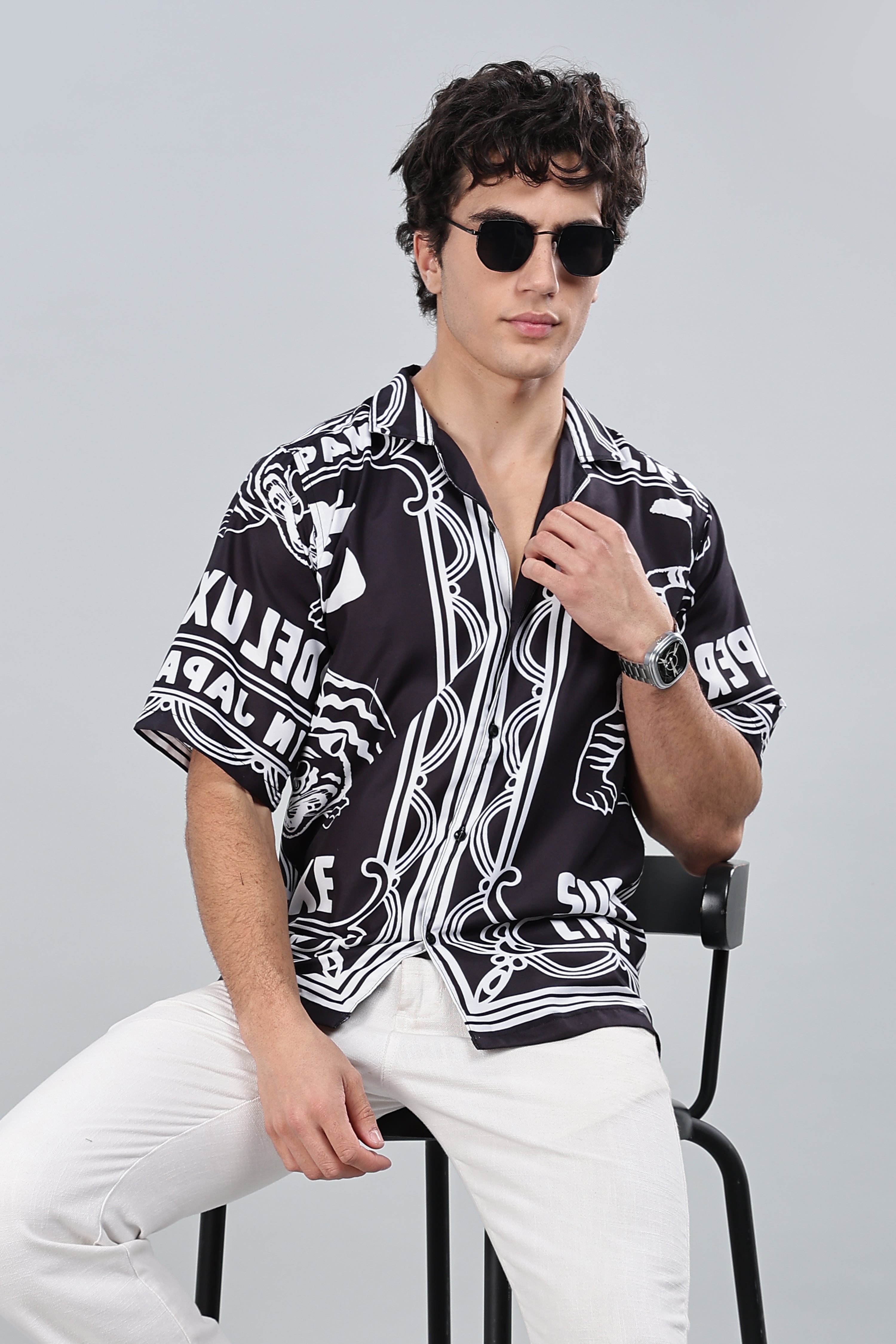 SMOKE JAPAN DROP SHIRT [black]