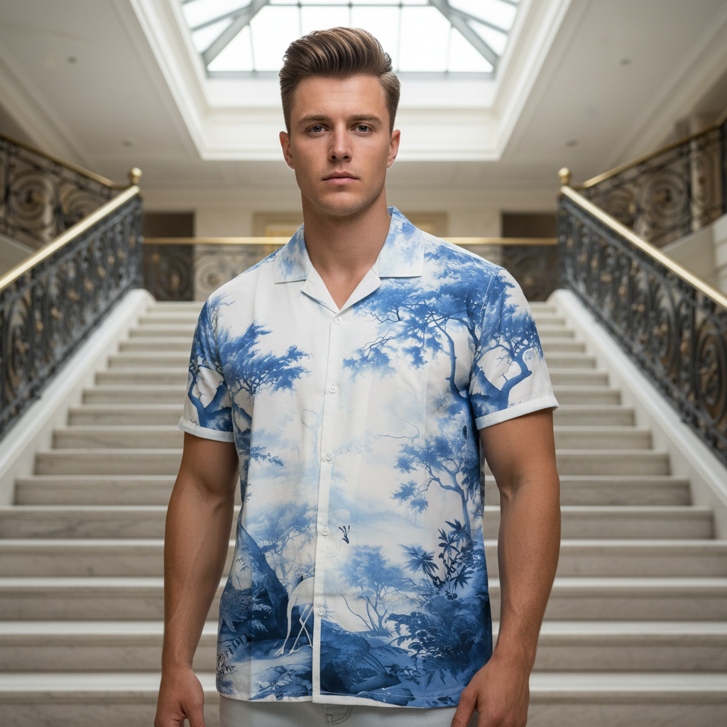 SMOKE AUTMN DROP SHIRT