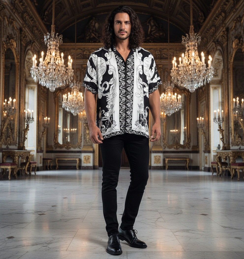 SMOKE MOHAWK DROP SHIRT