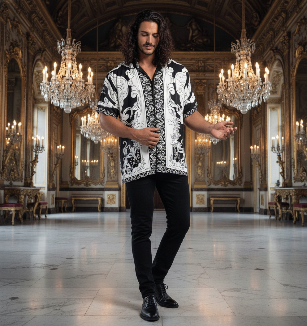 SMOKE MOHAWK DROP SHIRT