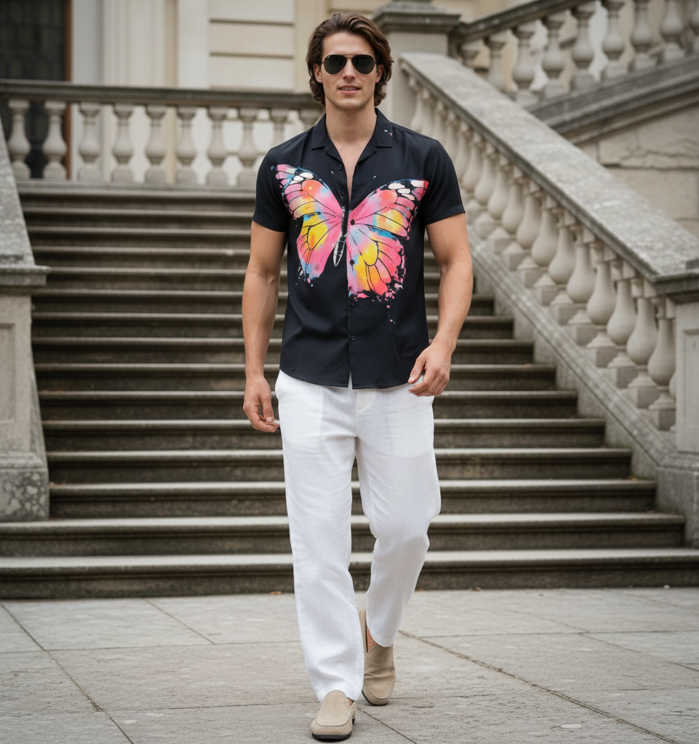 SMOKE BUTTERFLY CLUB SHIRT