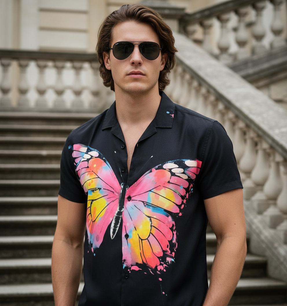 SMOKE BUTTERFLY CLUB SHIRT