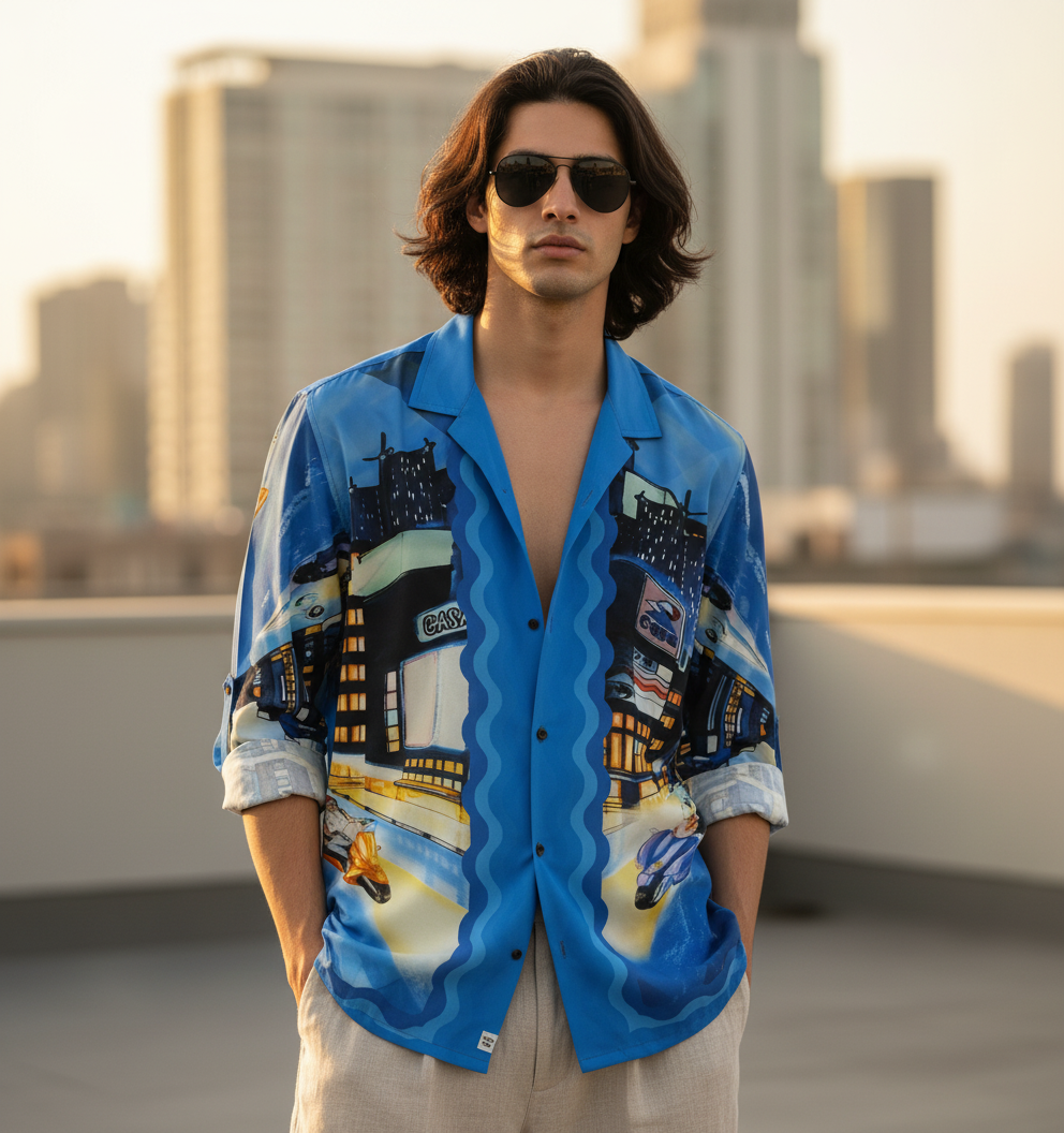 SMOKE CASABLANC CLUB SHIRT